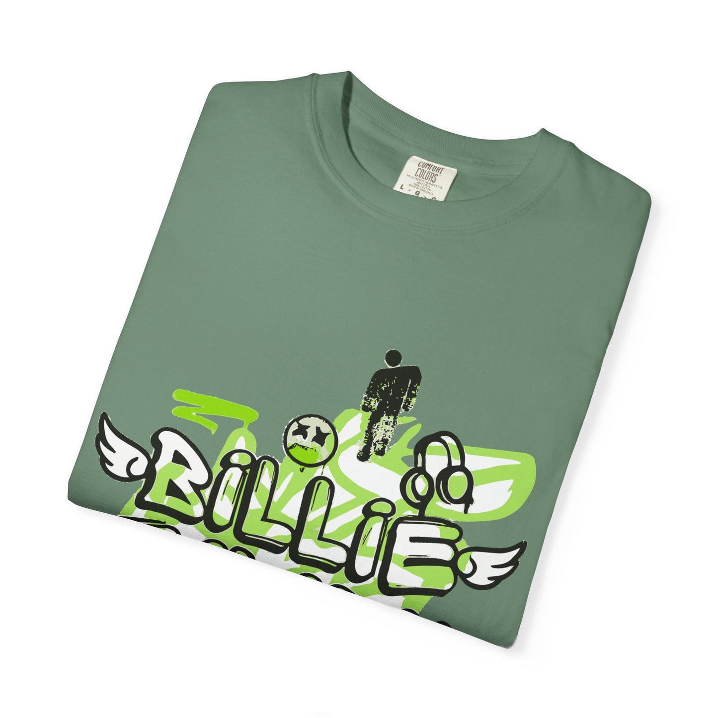Grunge Angel Graffiti Unisex Dyed T-shirt