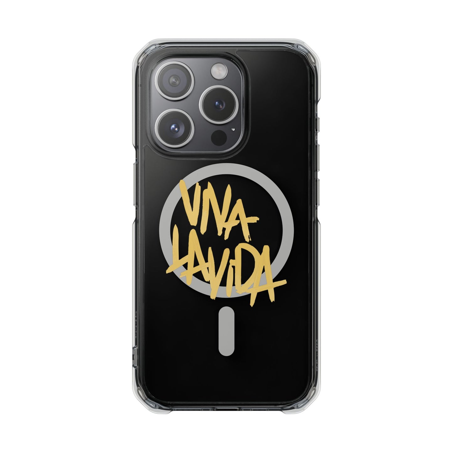 Golden Brush Script Magnetic Clear Impact case