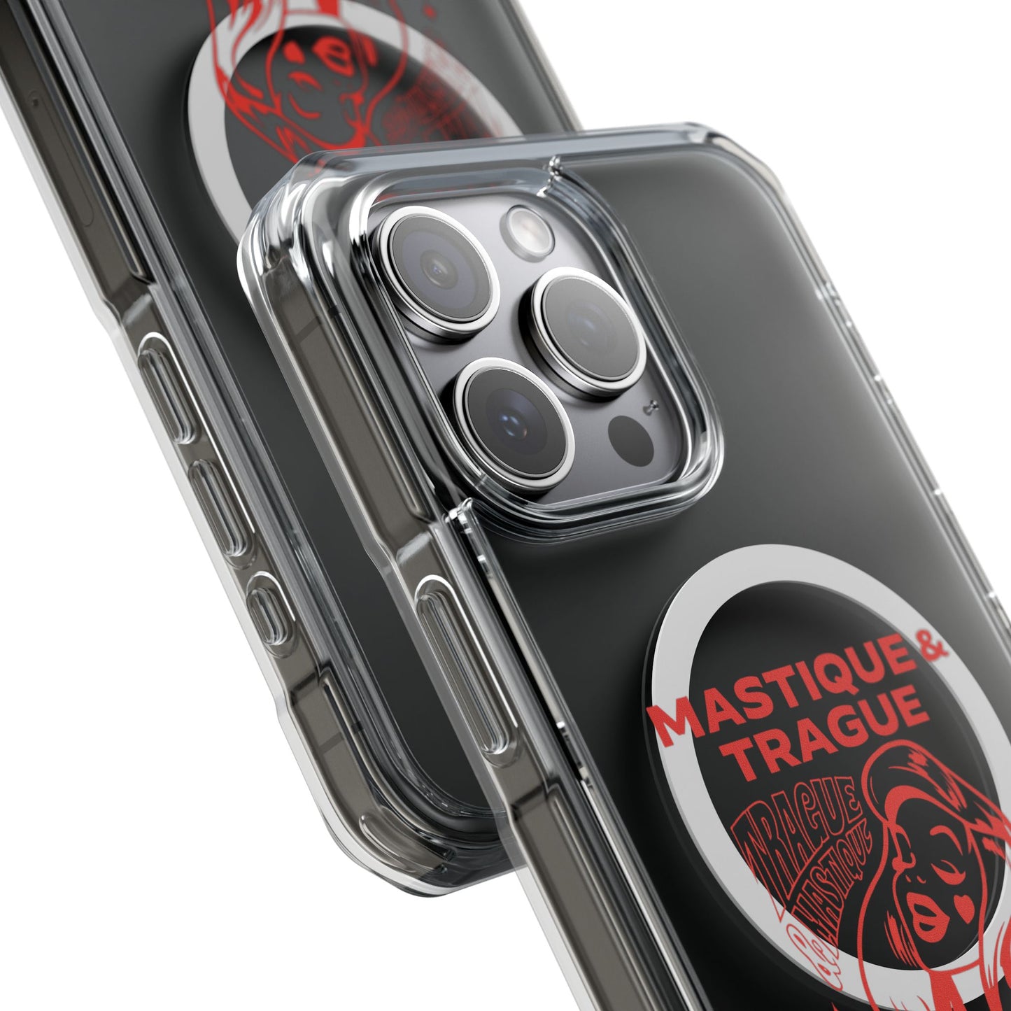 Fierce Femme in Red Clear Impact case