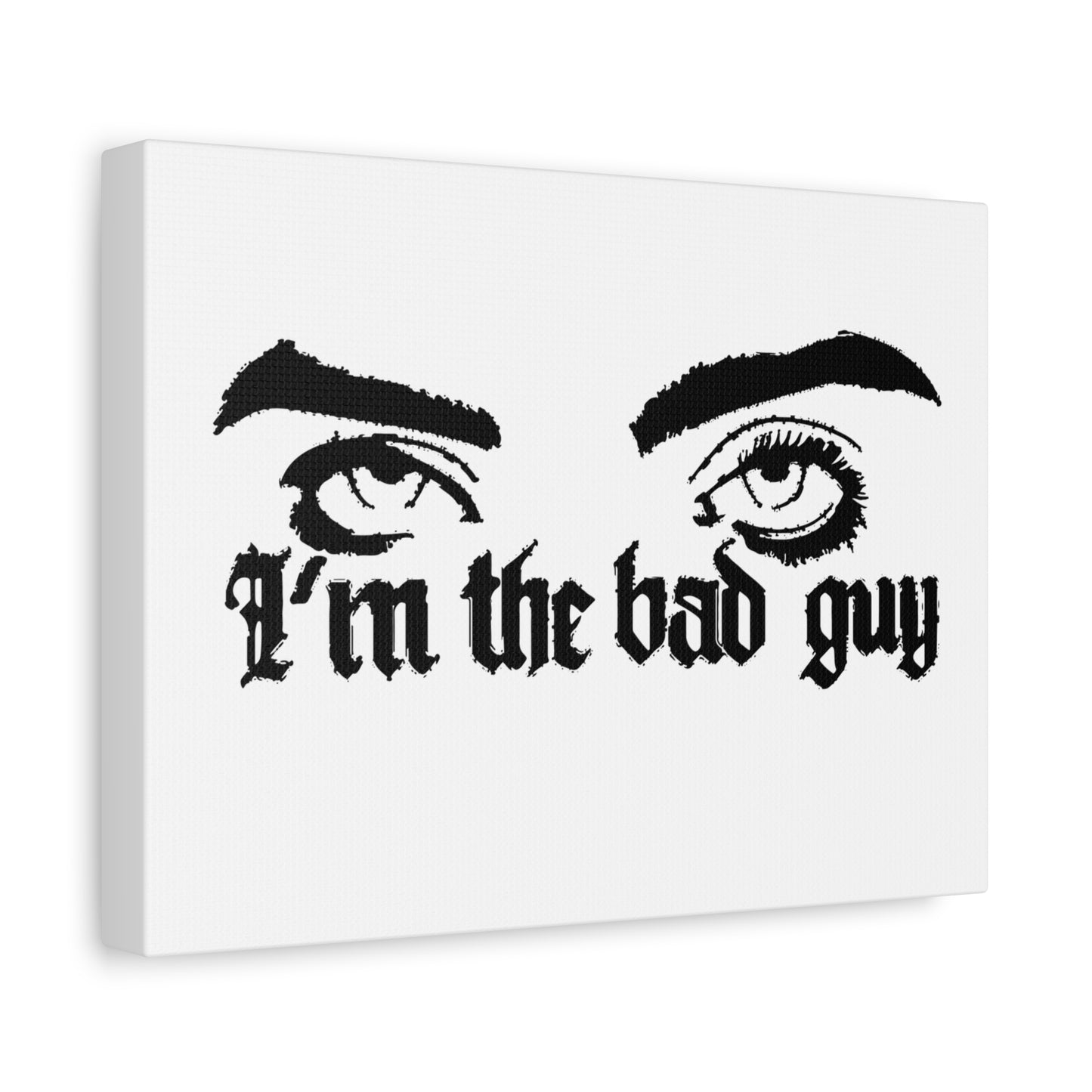 Eyes & Shadows Gothic Matte Canvas