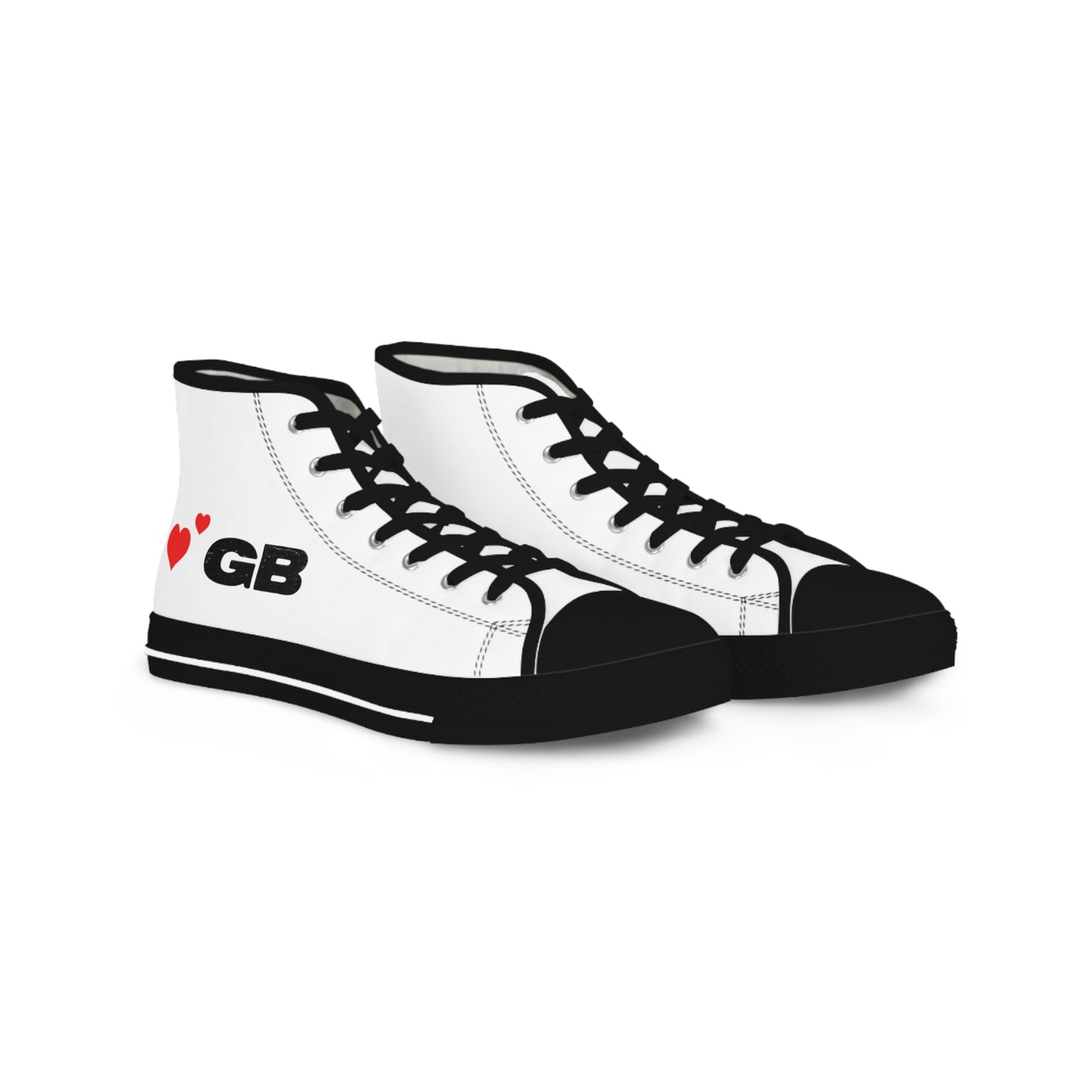 Heart Beats Louder High Top Sneakers