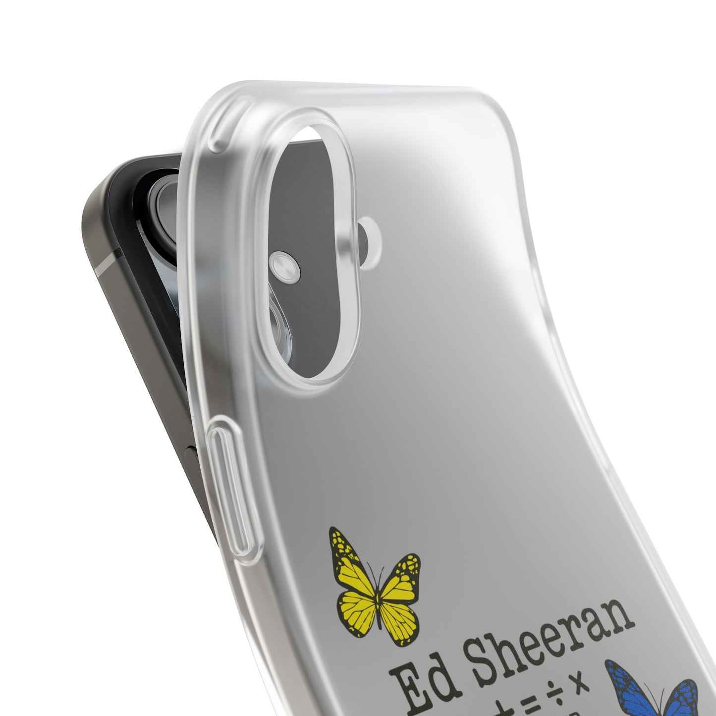 Flexi Case – Ed Sheeran butterfly edition (iPhone X–16 Pro Max)