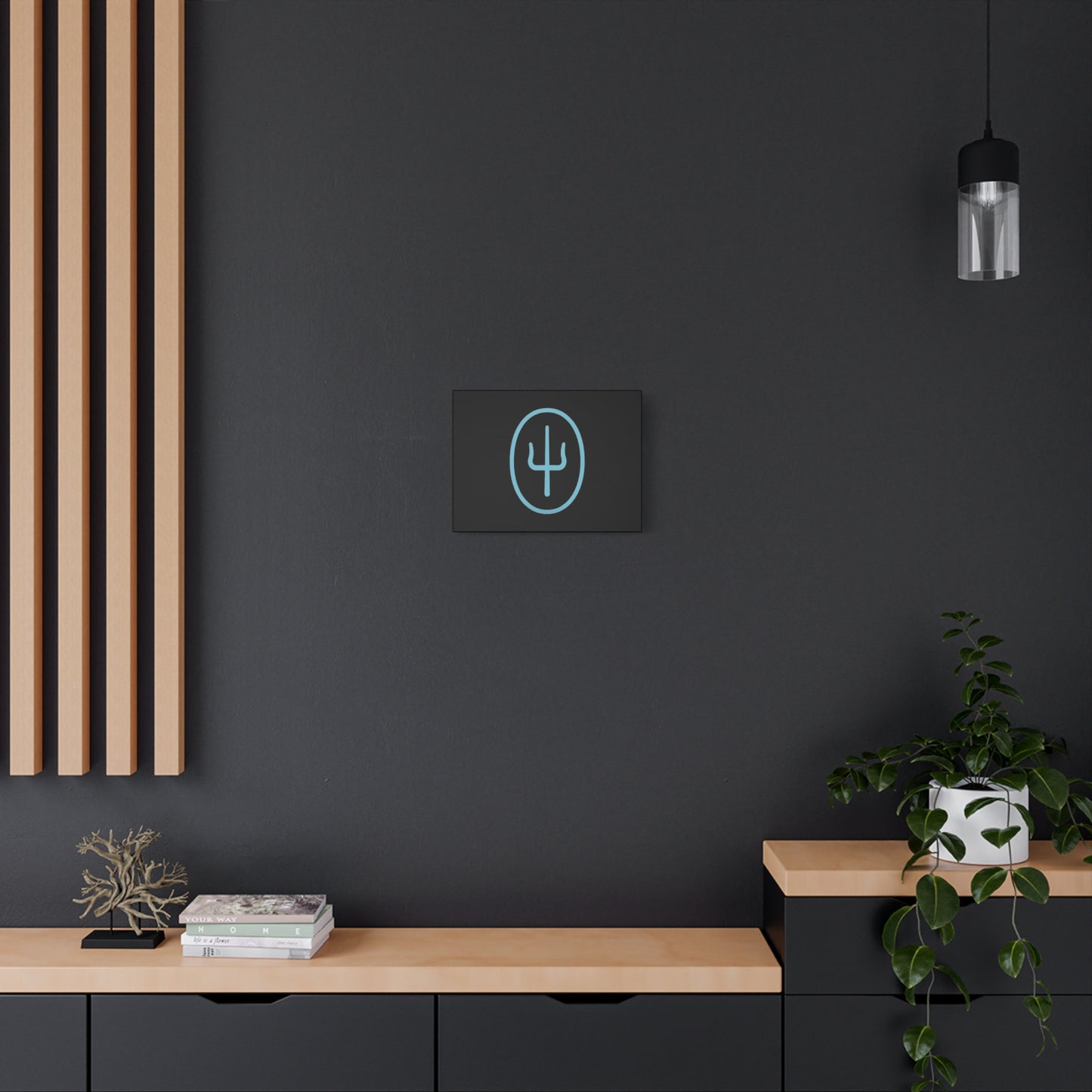 Split Mark Matte Canvas