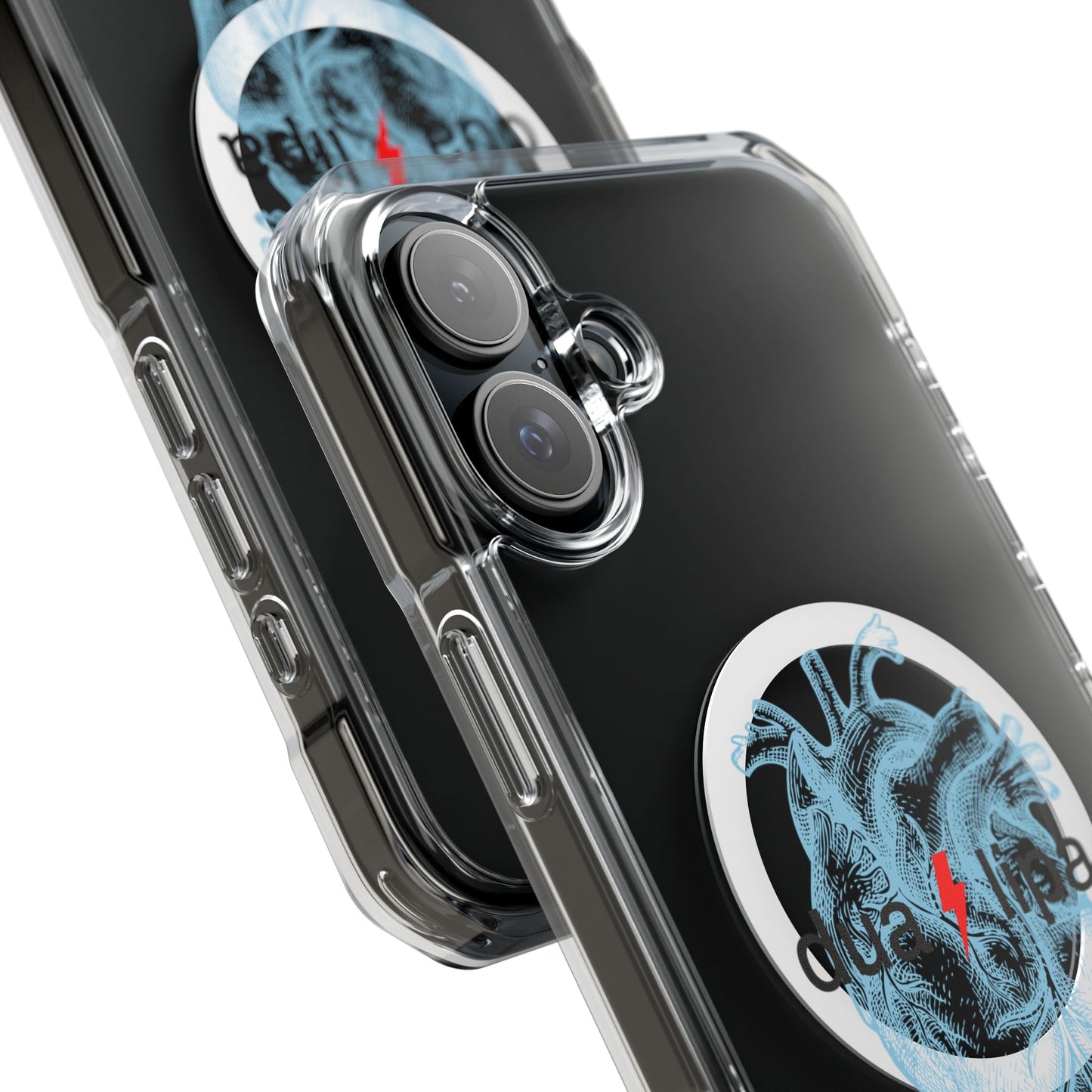 Electro Heart Illustration Magnetic Clear Impact case