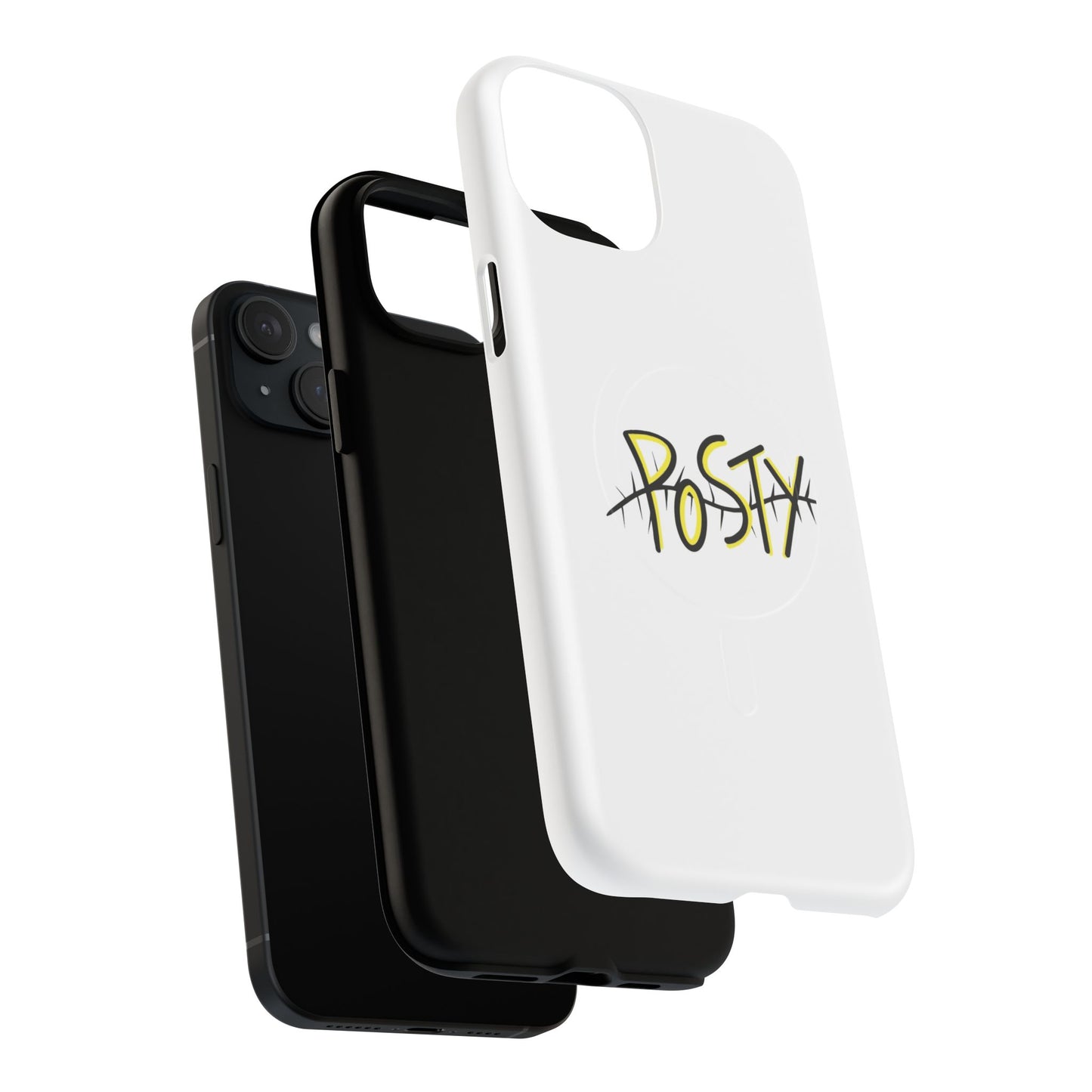 Abstract Black Barbed Wire Tough Magnetic Case