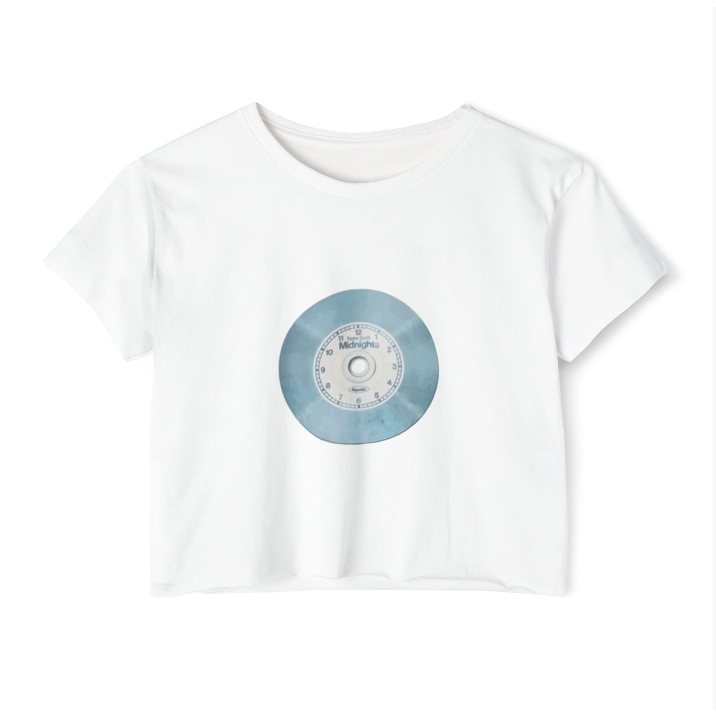 Midnight Vinyl Vibes Women's Festival Crop Top
