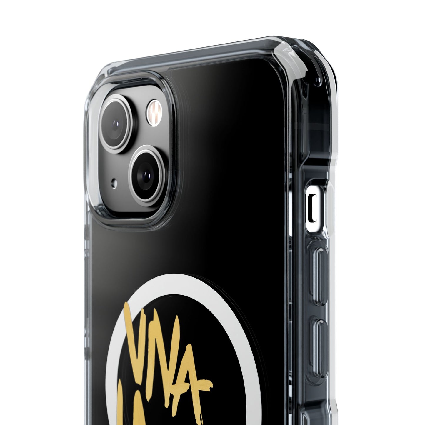 Golden Brush Script Magnetic Clear Impact case