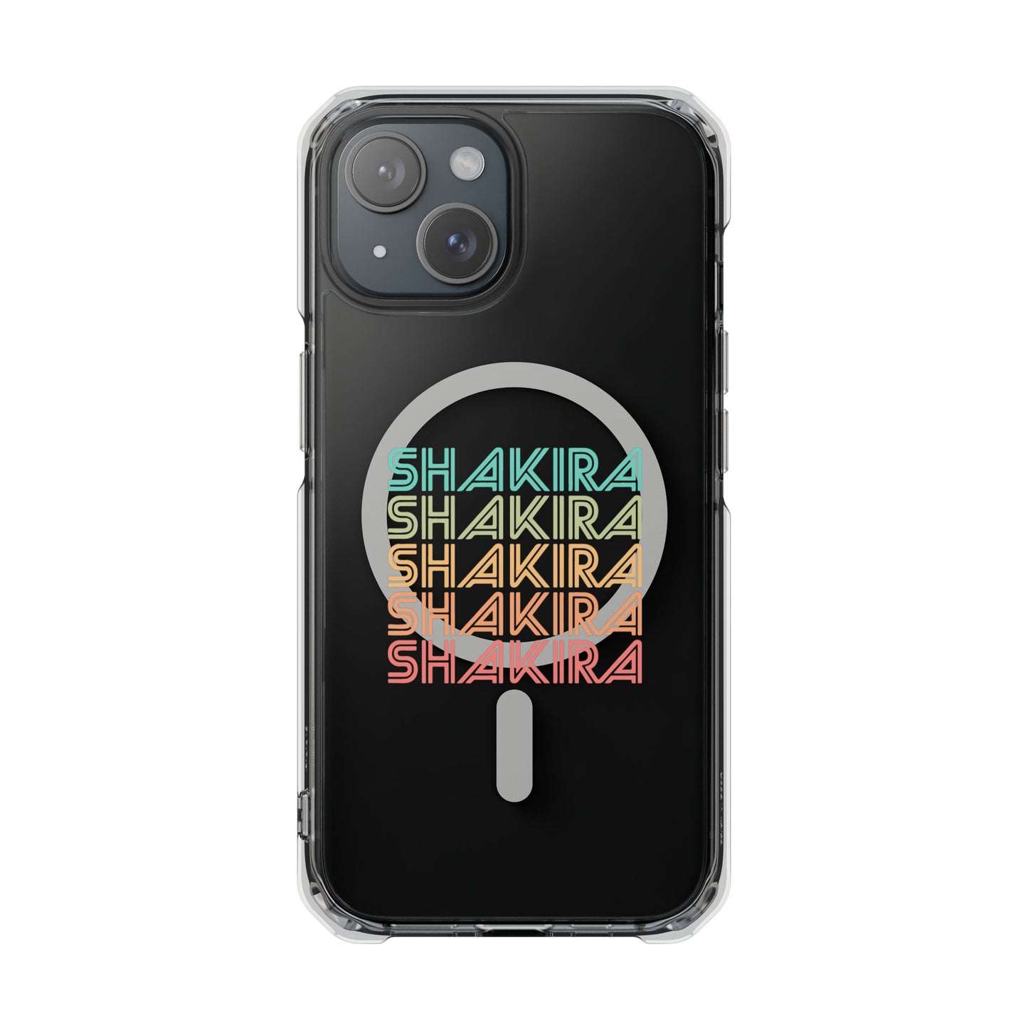 Retro Pop Lines Clear Impact case