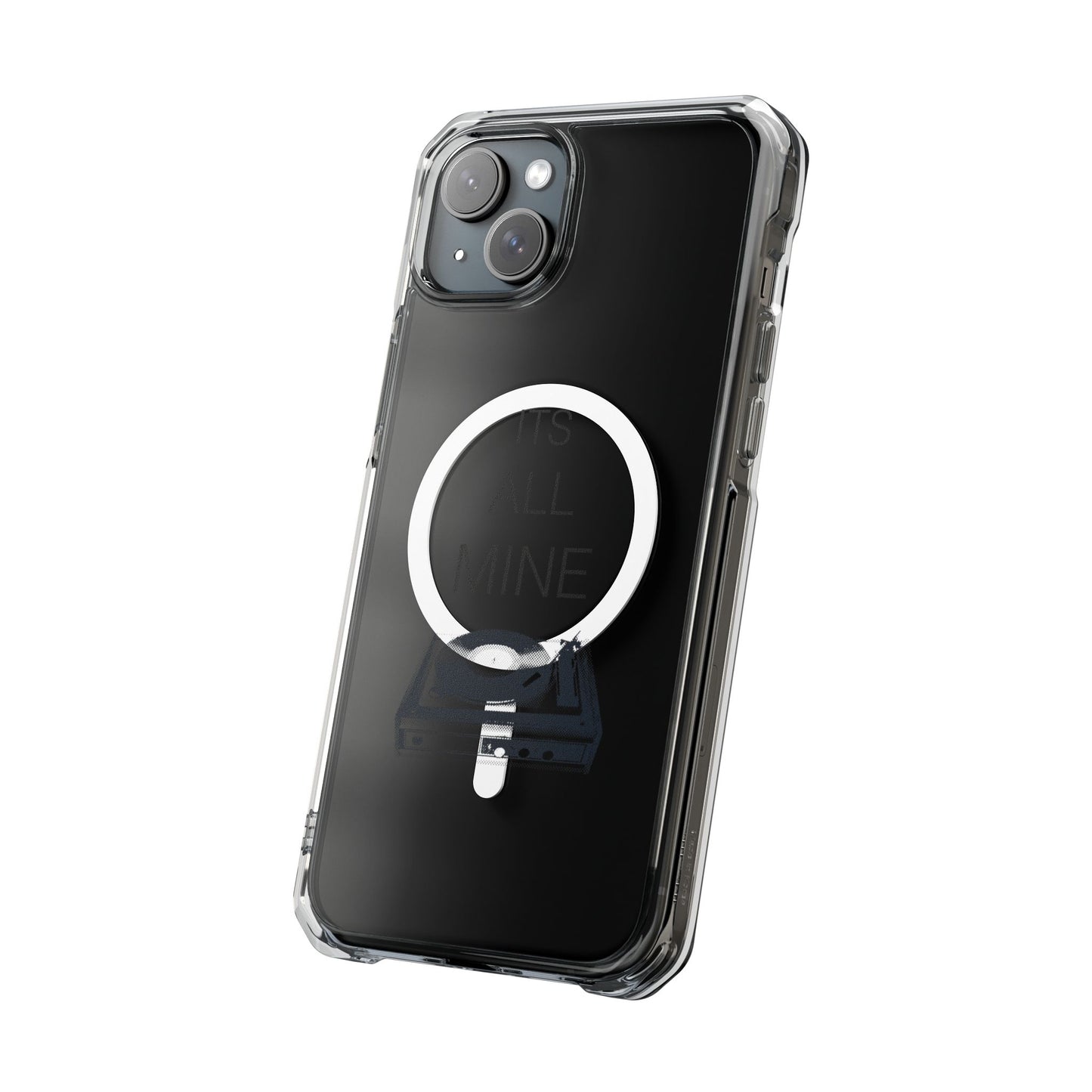 Spin It Retro Magnetic clear Impact Case