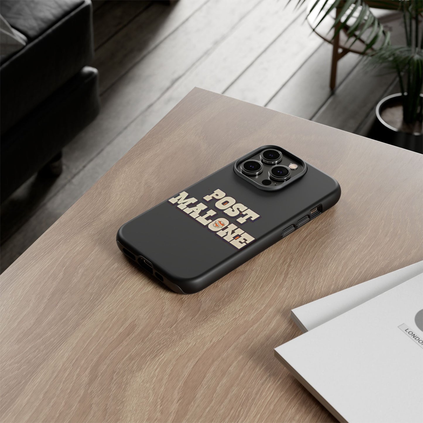 Tough iPhone Case (12–16 Pro Max) – Post Malone Bold Design