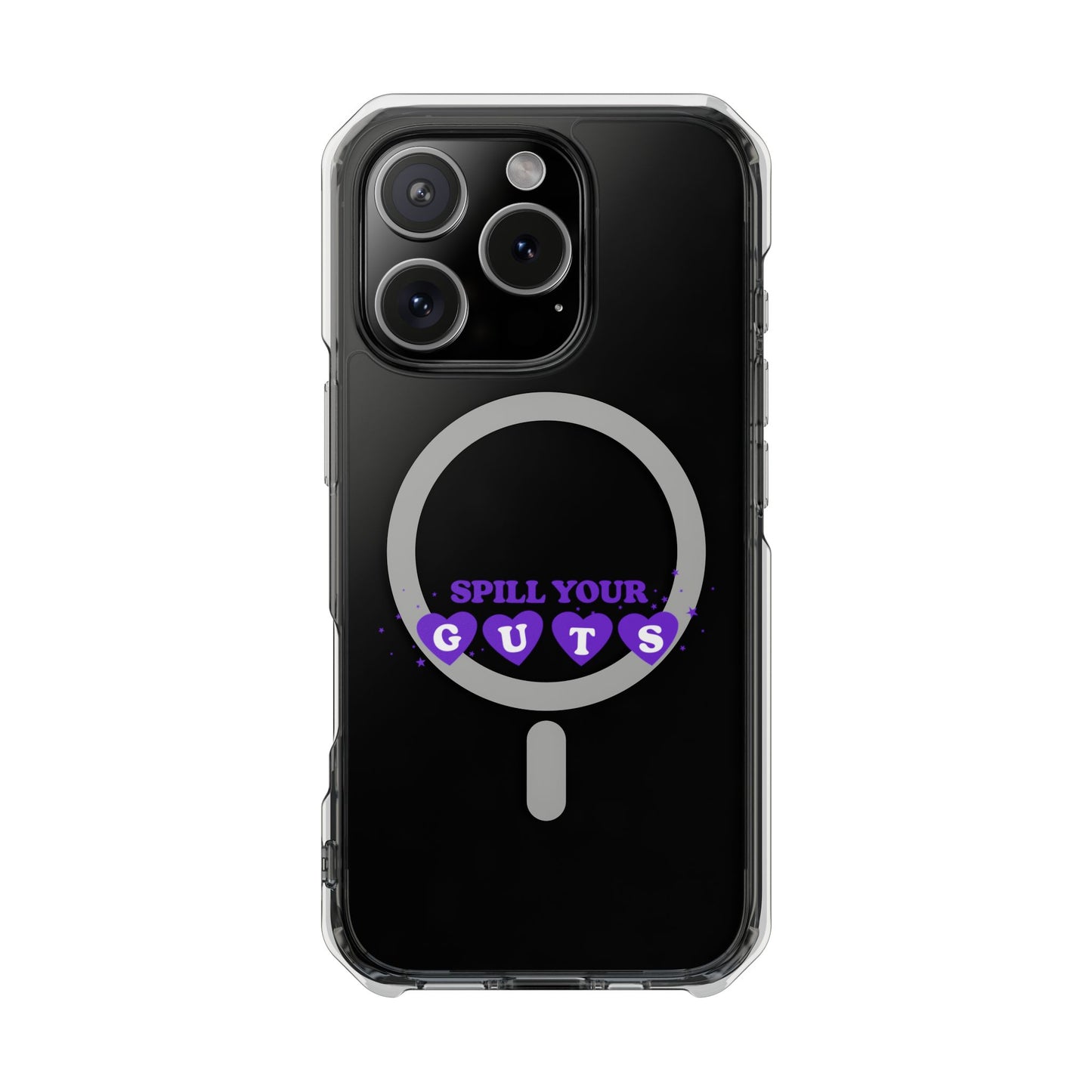 Spill Your Guts Heart Magnetic Clear Impact Case