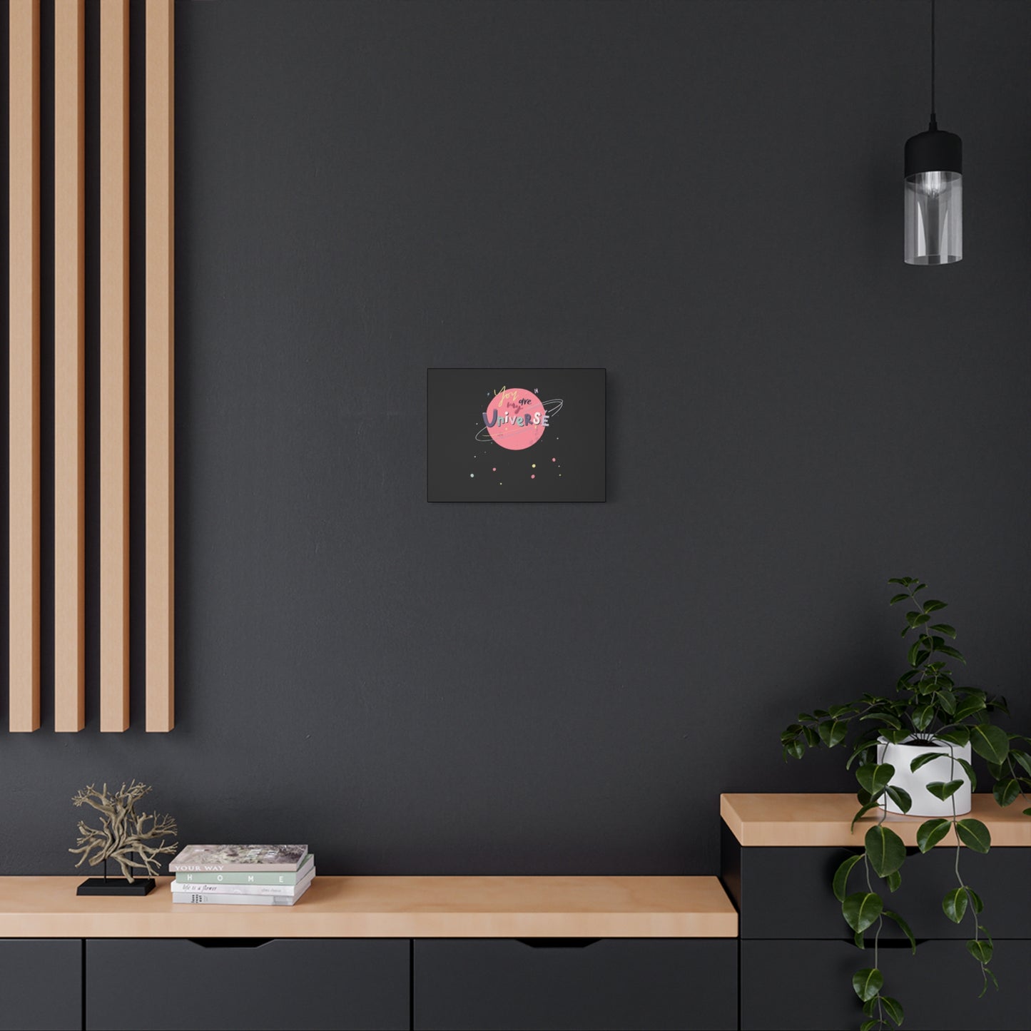 Pastel Planet & Universe Canvas