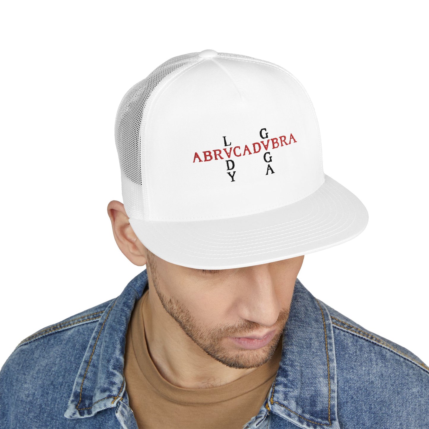 ABRVCADVRA Gothic Snapback trucker Cap
