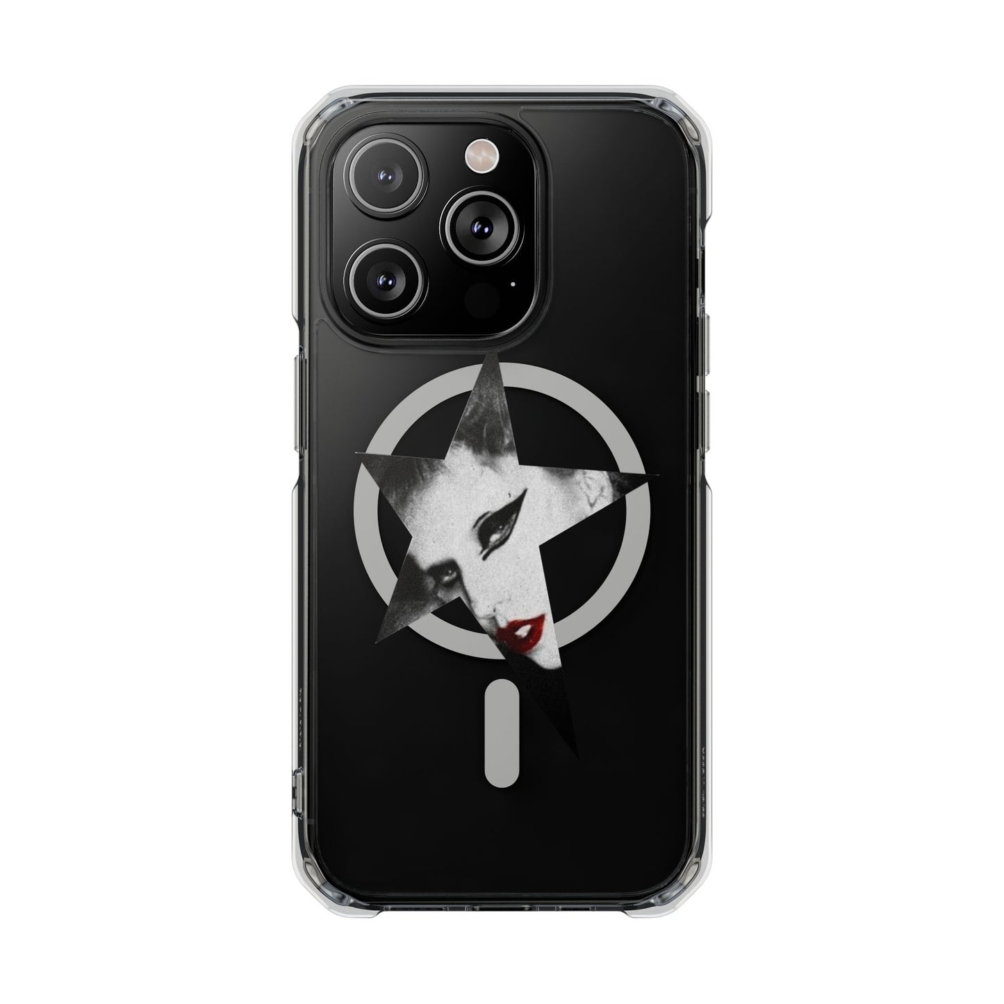 Born This Way Star Face Magnetic clear case