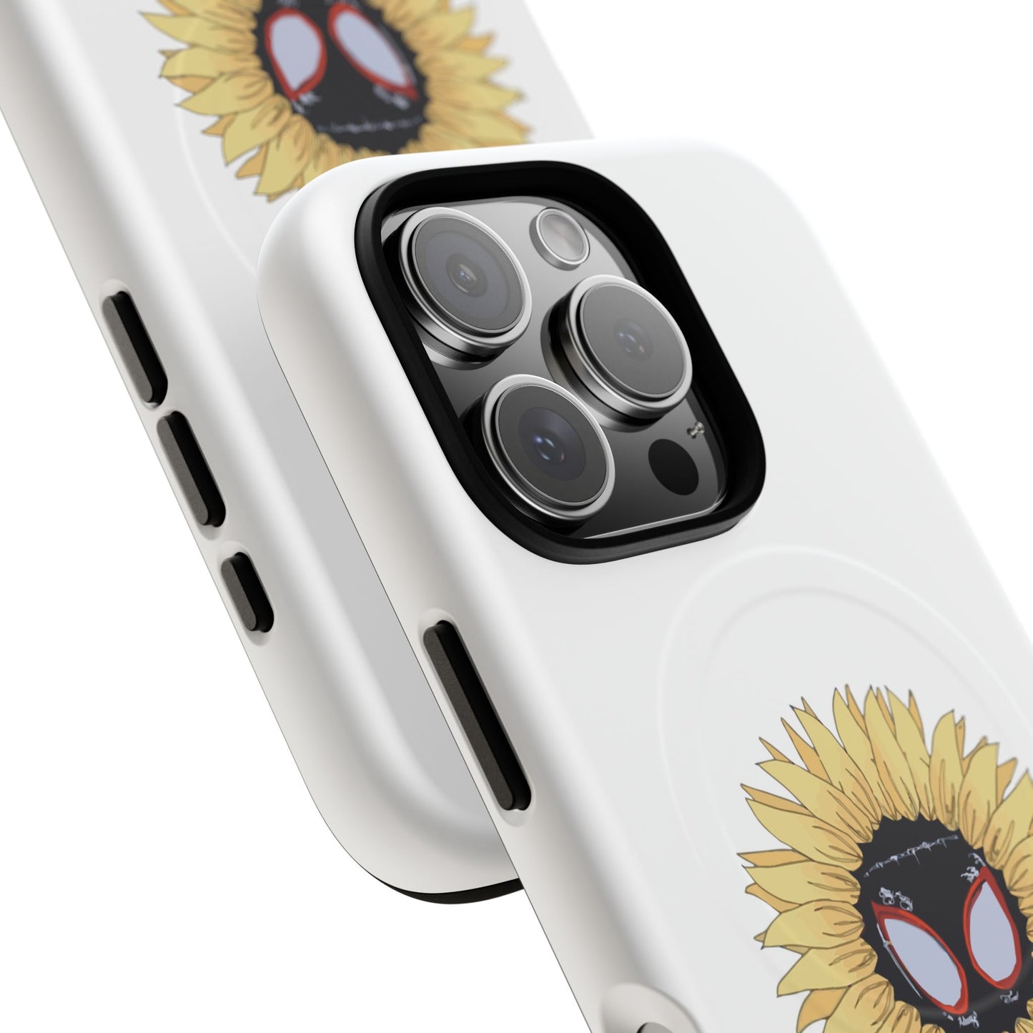 Sunflower Mask Illustration Tough Magnetic Case