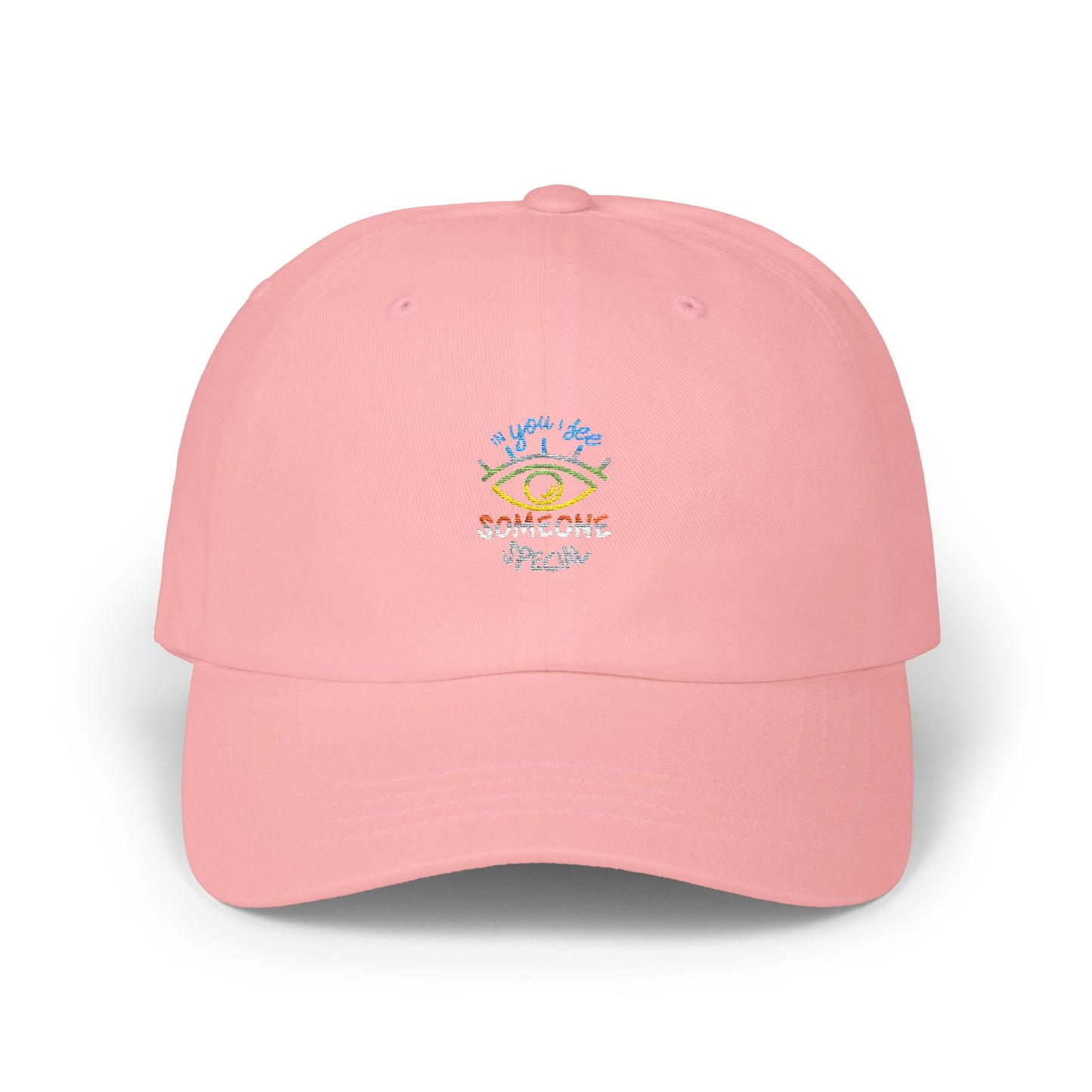 Vibrant Eye and Text Classic dad cap