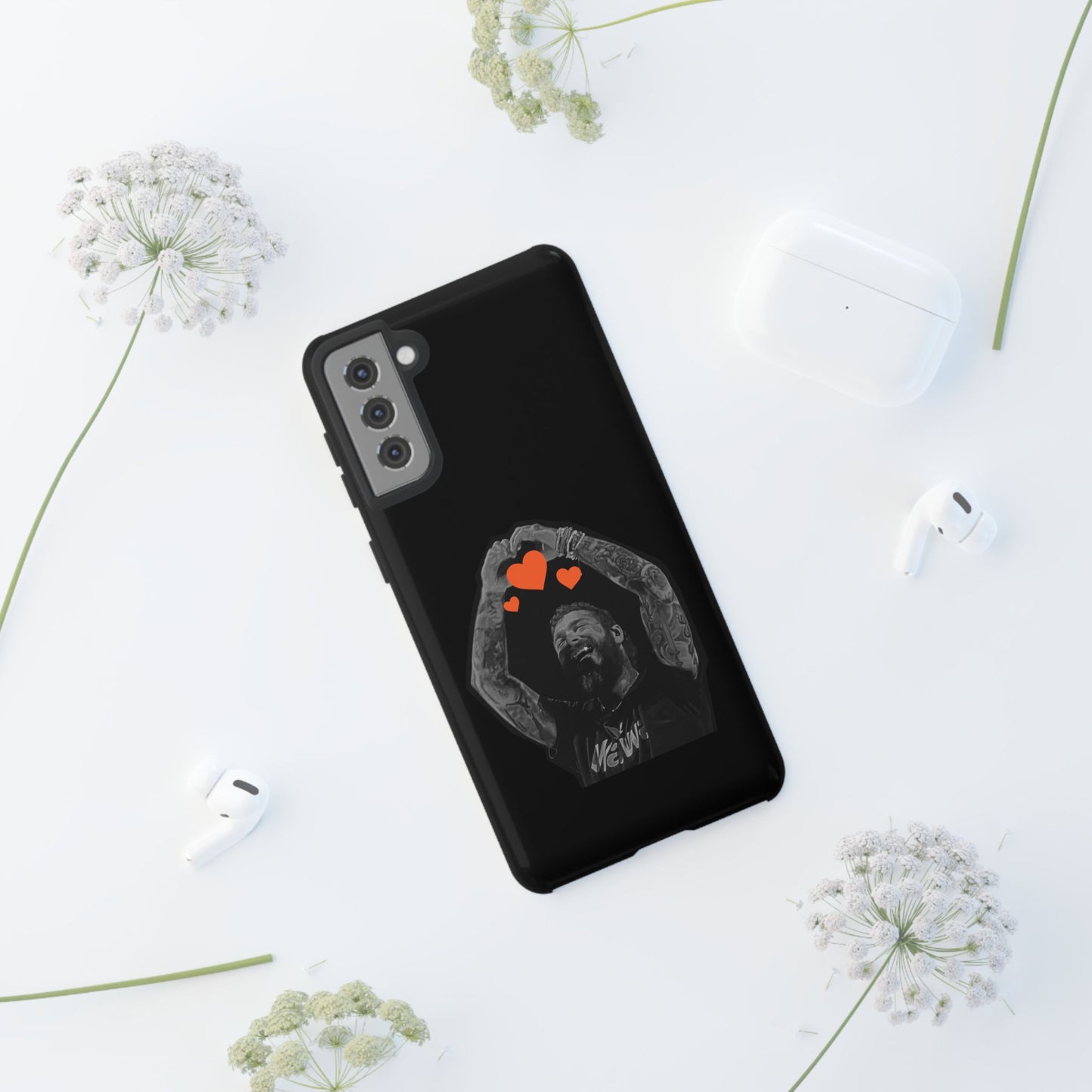 Tough Samsung Case (S20–S25) – Post Malone Heartfelt Wishes