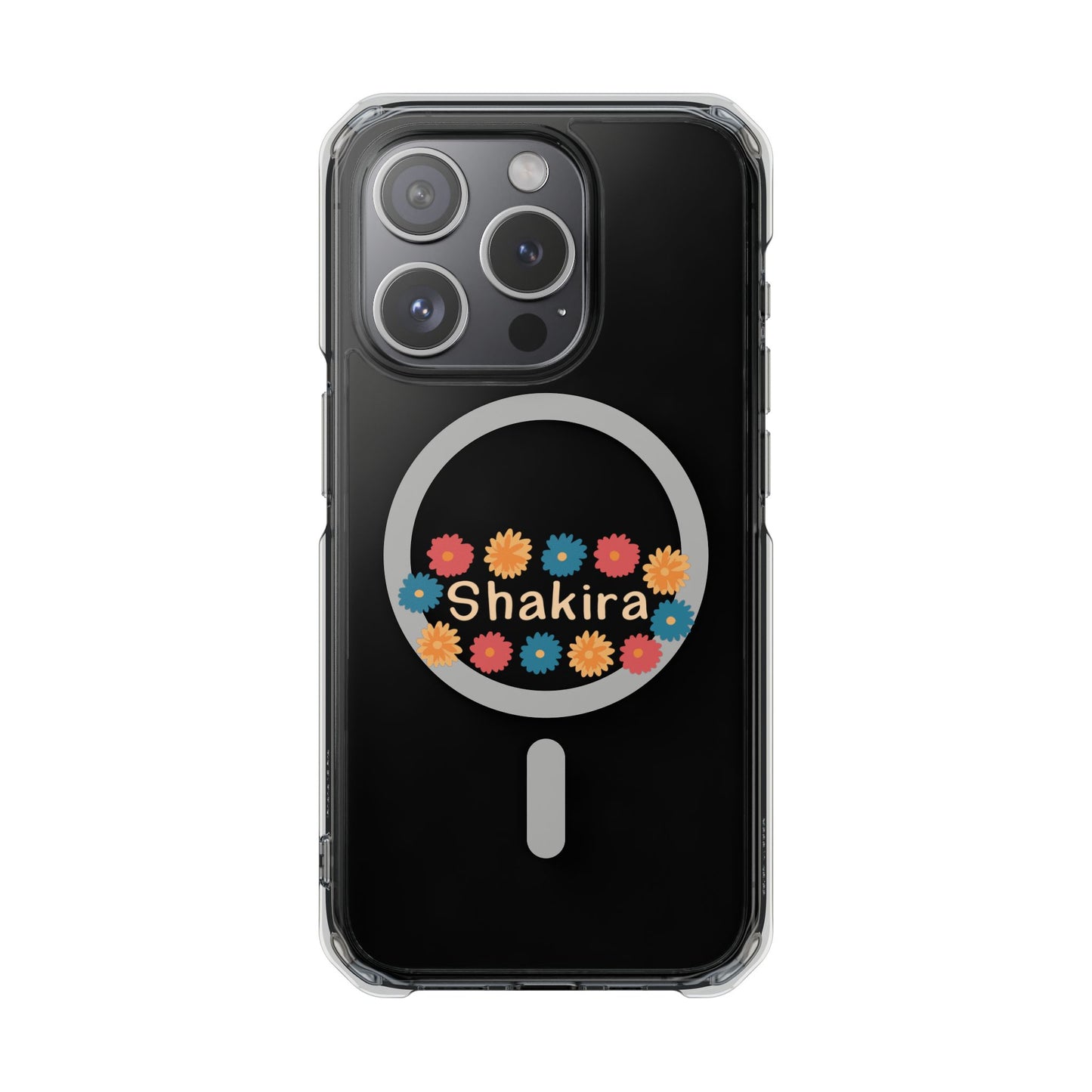 Retro Floral Groove Clear Impact case