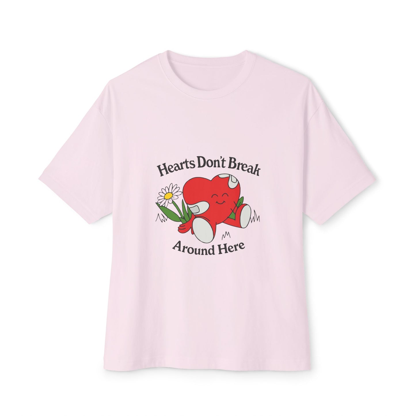 Abstract Guitar Sketch Oversized Boxy Tee