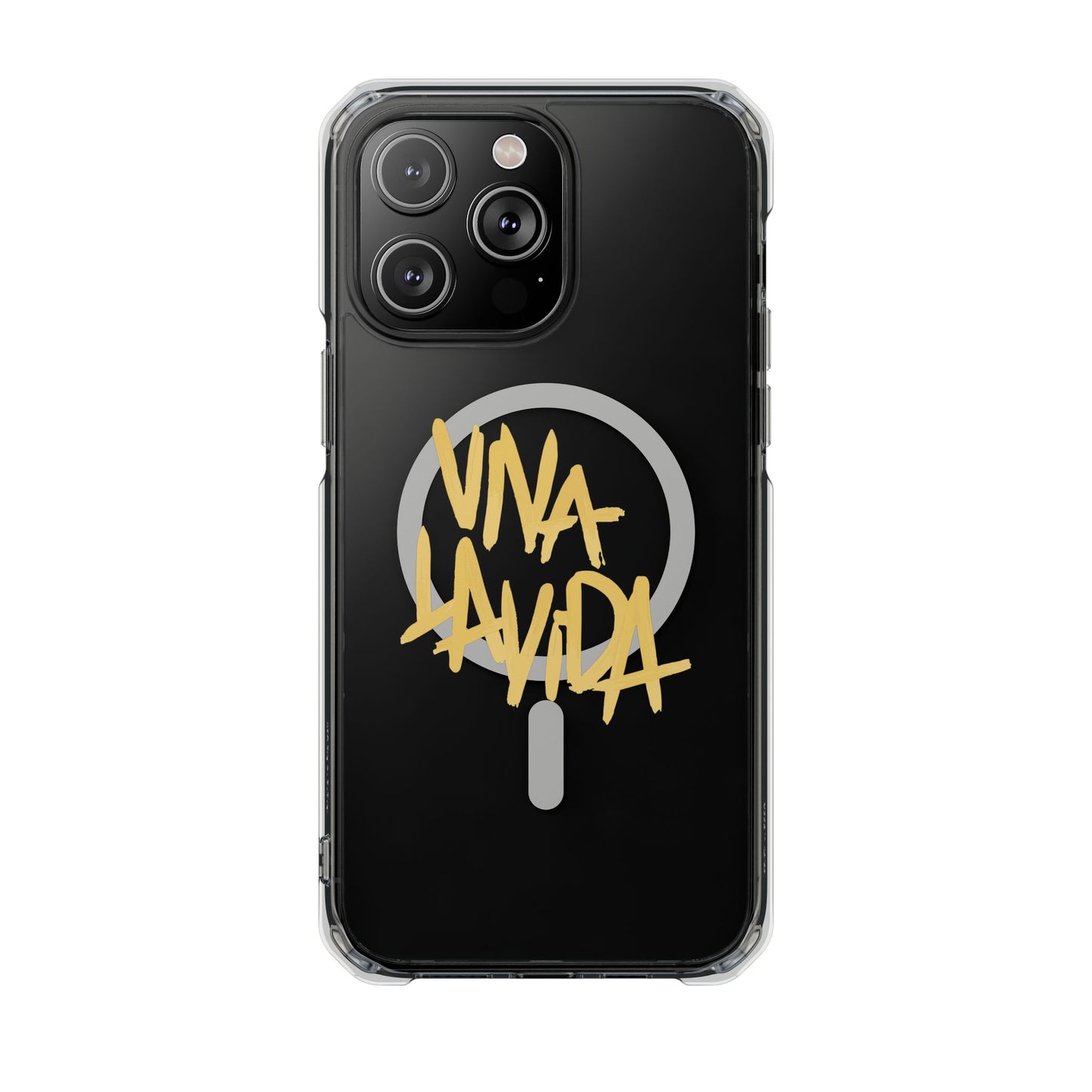Golden Brush Script Magnetic Clear Impact case