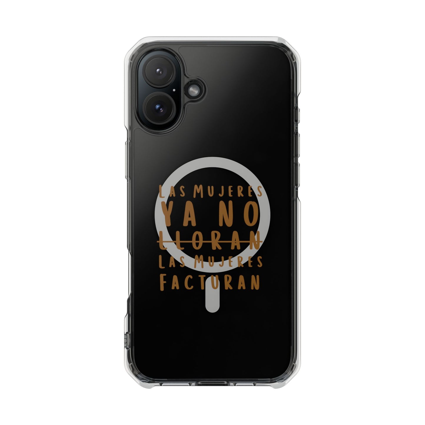 Hustle Over Tears Clear Impact case
