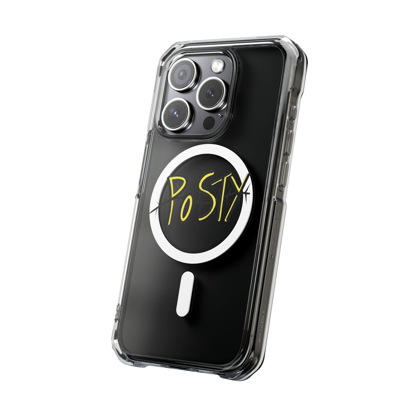 Abstract Black Barbed Wire Magnetic Impact Case