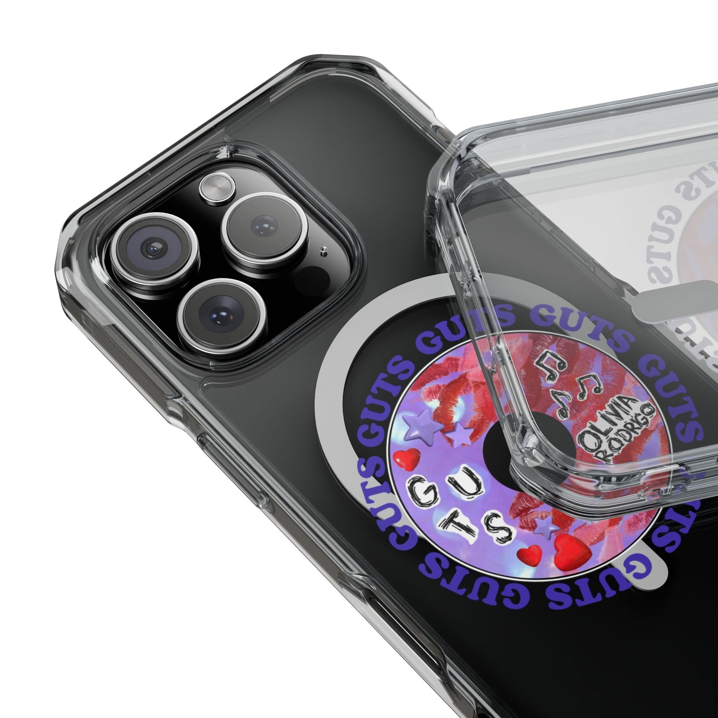 Guts Album Art CD Magnetic Clear Impact Case