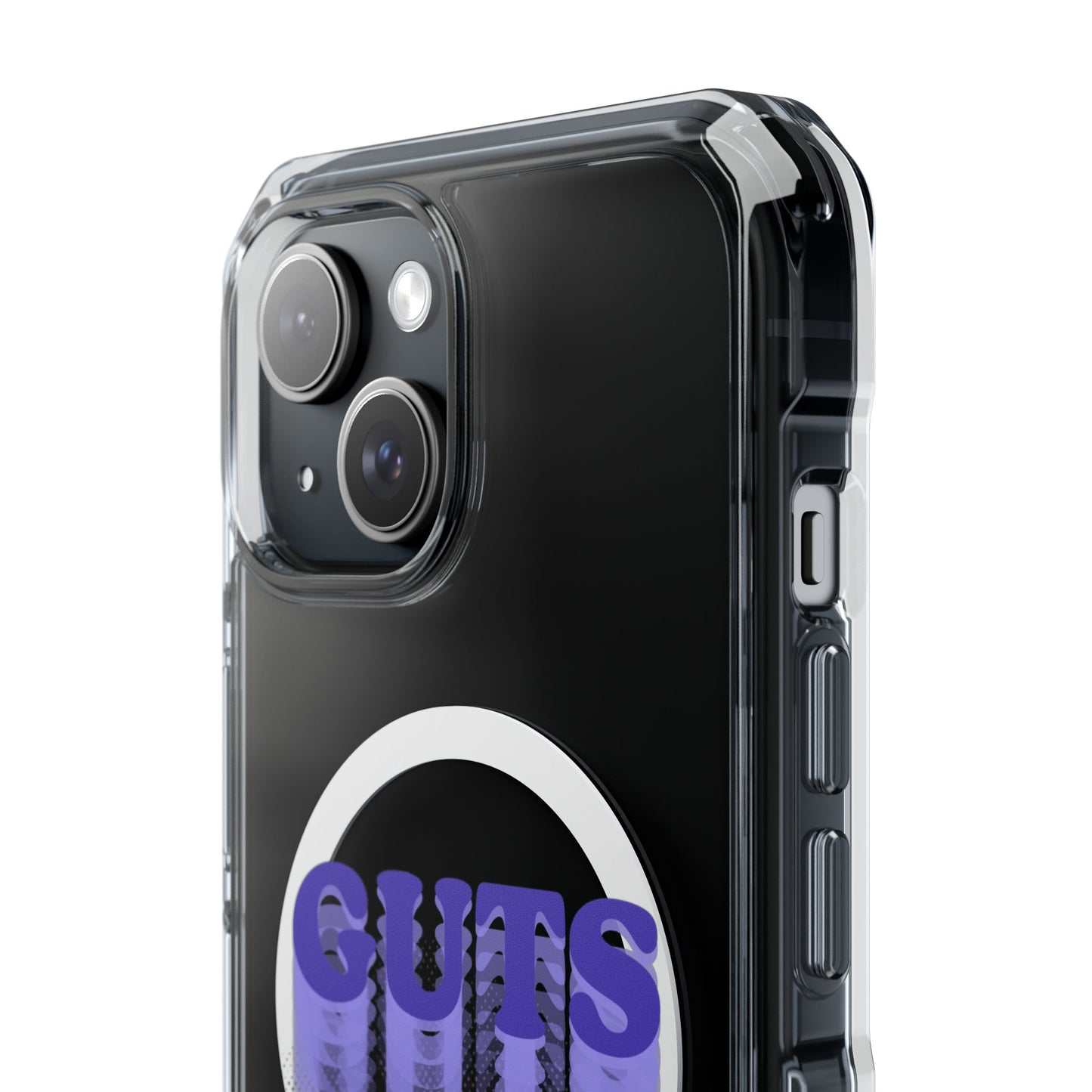 Guts Drip Effect Halftone Magnetic Clear Impact Case
