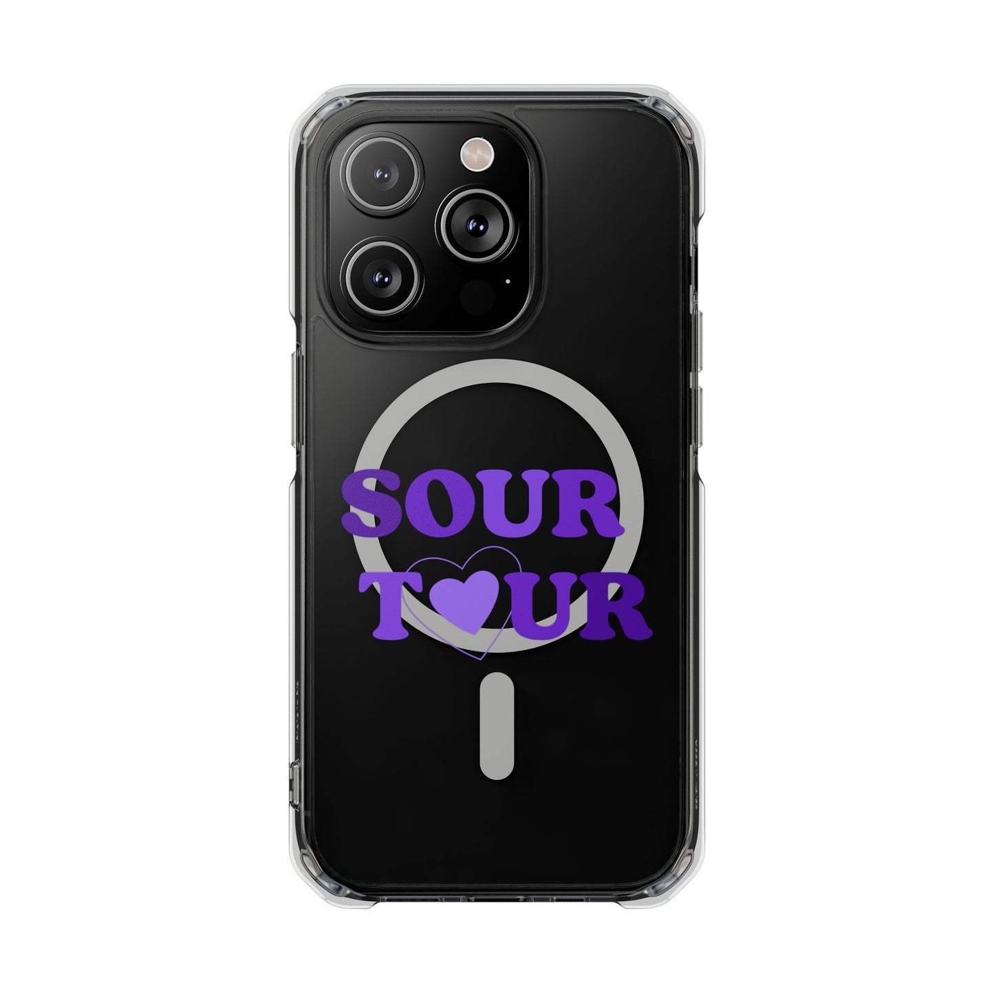 SOUR TOUR Heart Magnetic Clear Impact Case
