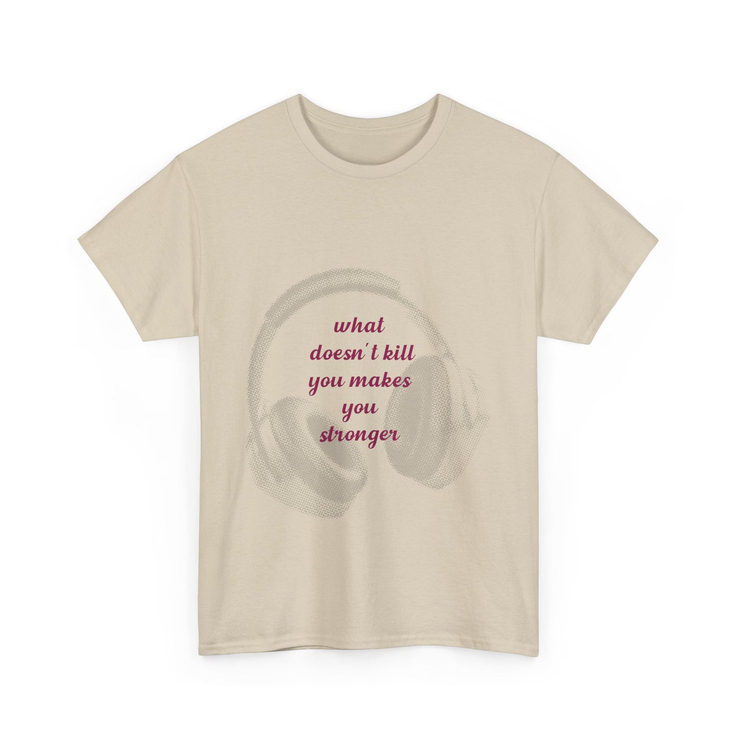 Stronger Soundwaves Unisex Heavy cotton tee