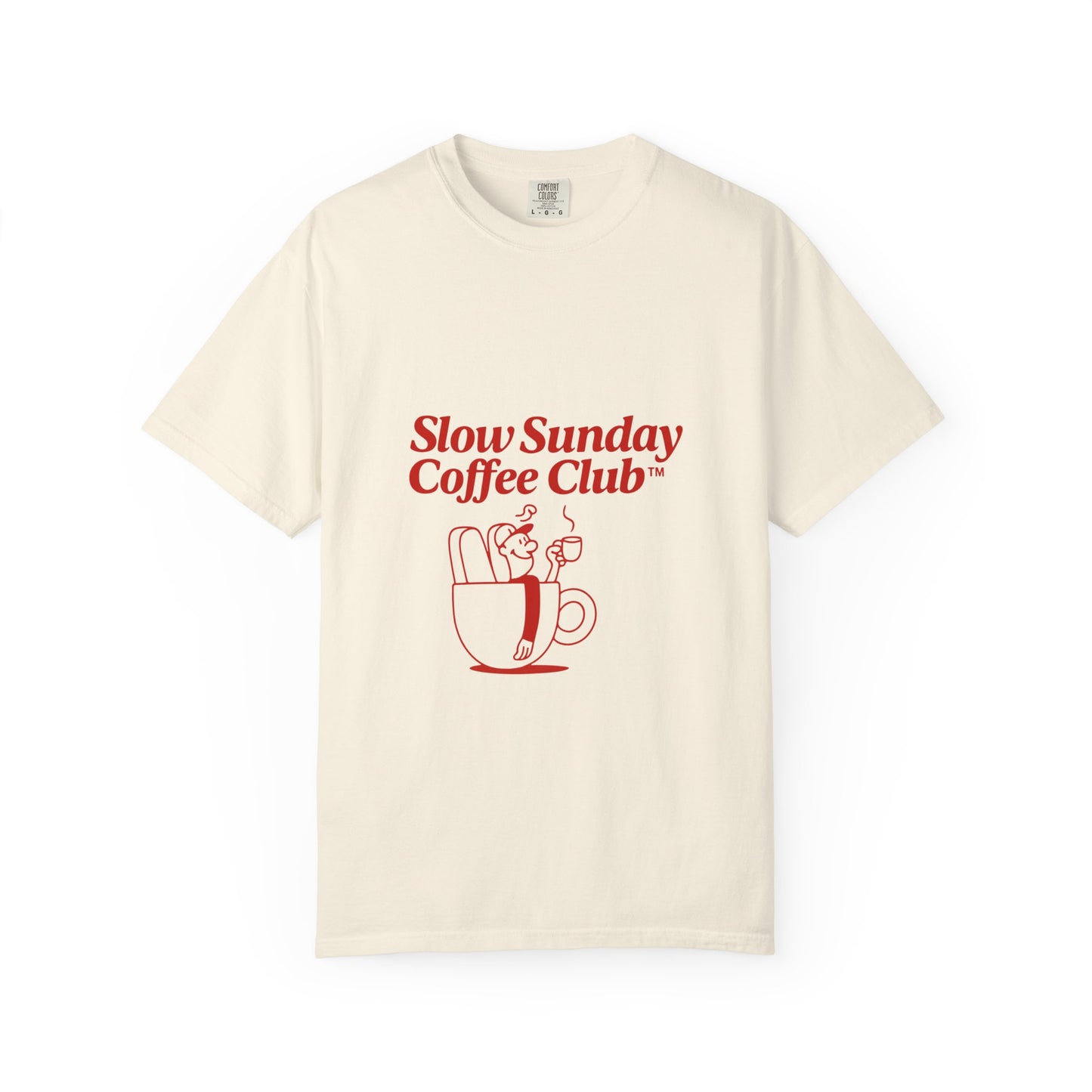 Unisex Garment-Dyed T-shirt – Snazzy Coffe Club Edition