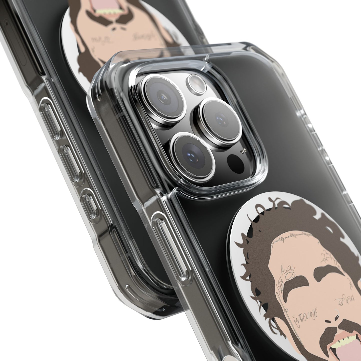Minimalist Tongue Out Cartoon Face Magnetic Impact Case