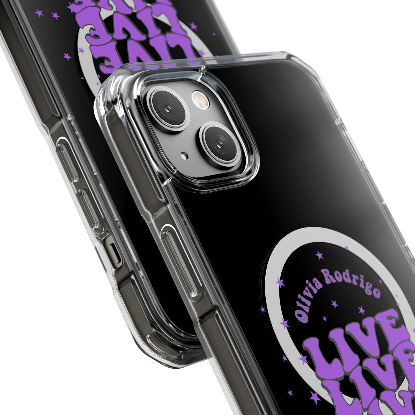 Olivia Rodrigo Live World Tour Magnetic Clear Impact Case