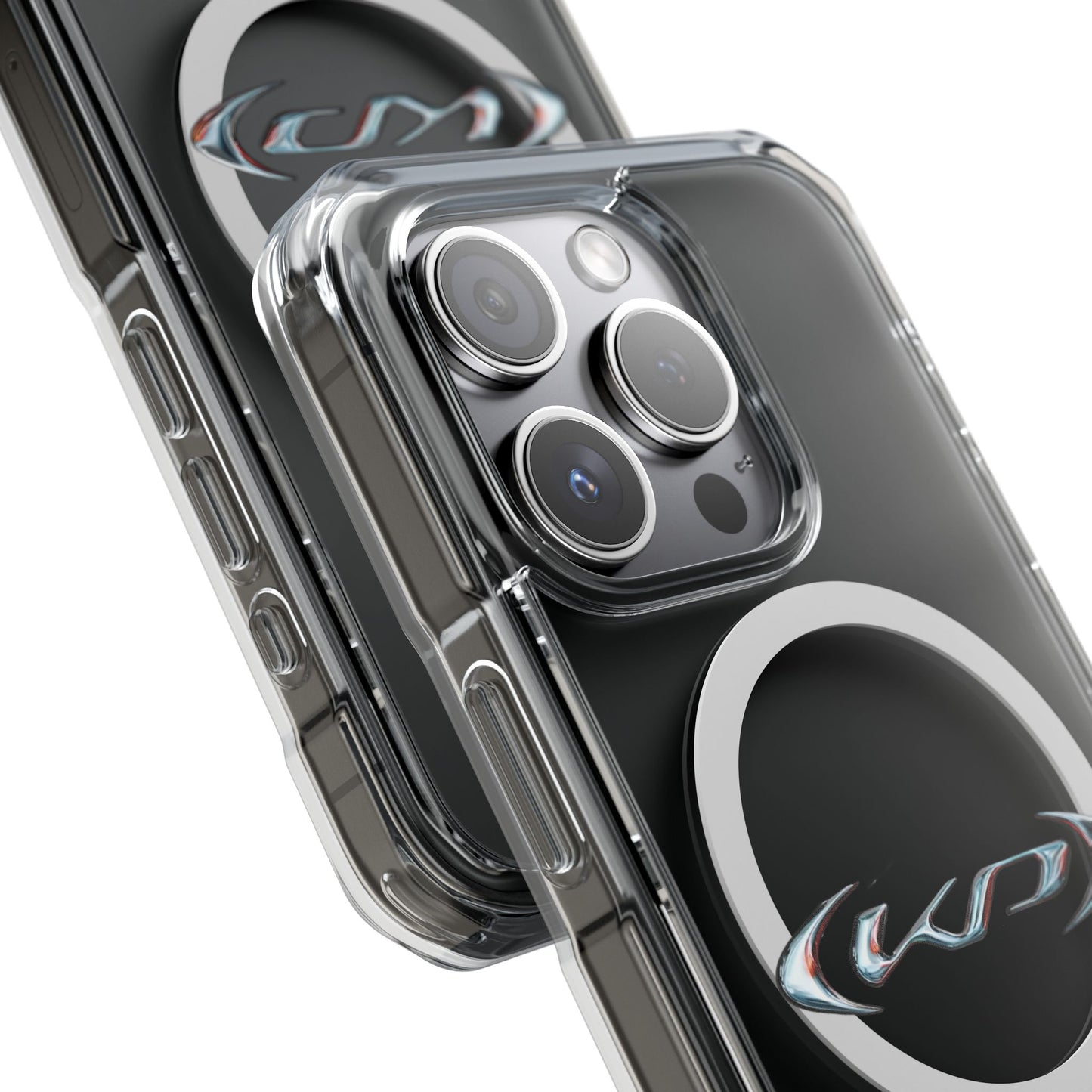 Neon‑Gradient Rua Magnetic Clear Impact cases