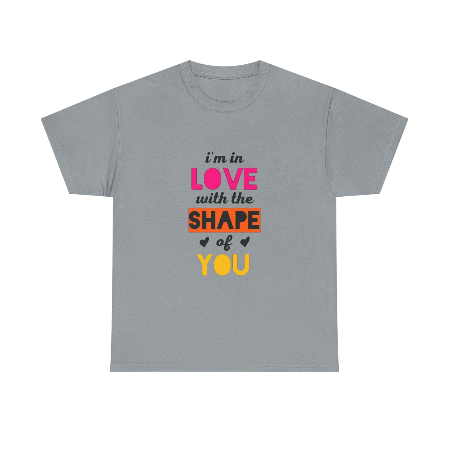 Orange Divide Symbol Unisex Heavy Cotton Tee