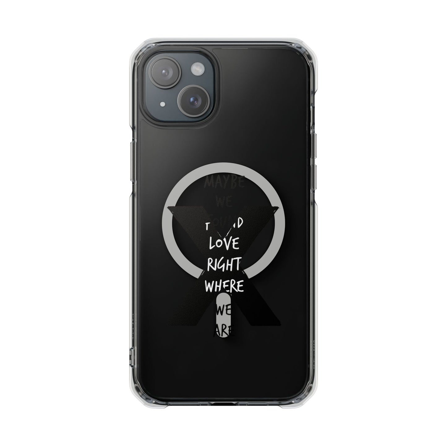 Abstract Paw and Brush Stroke Magnetic Clear Impact Case