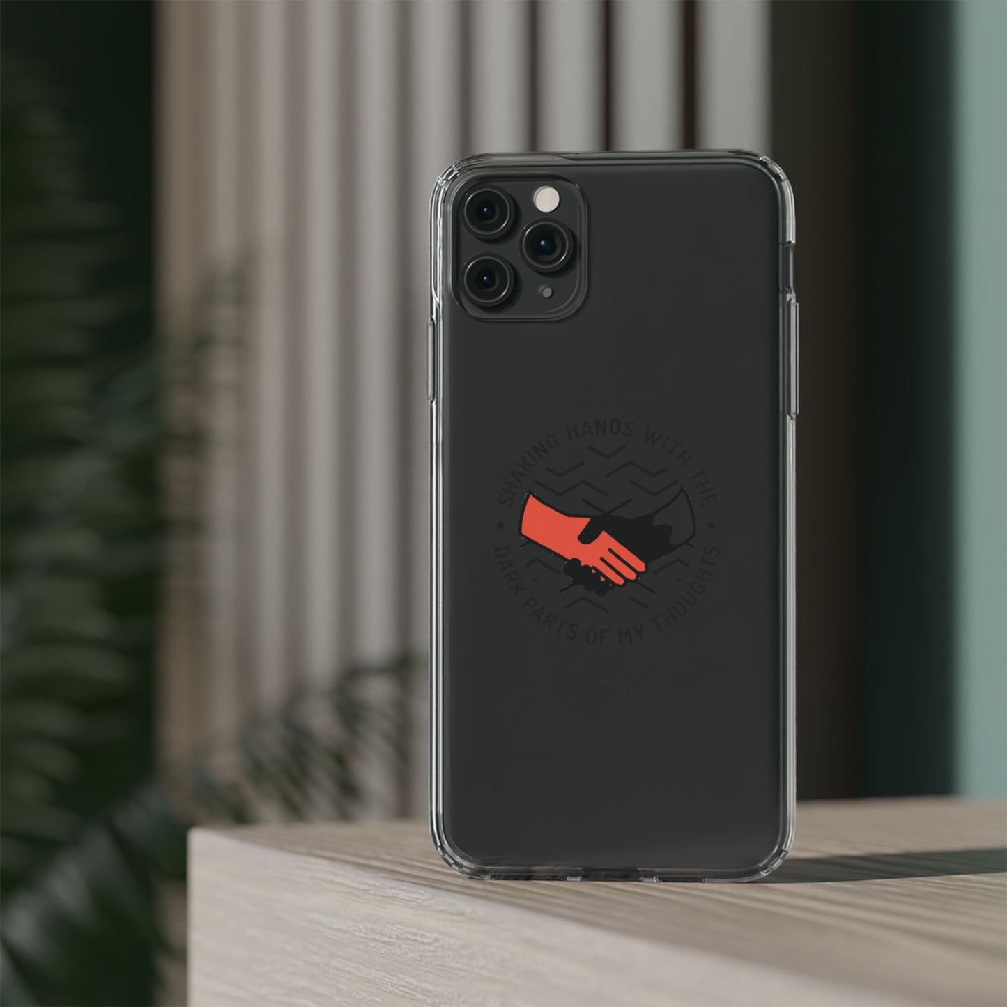 Dark Grip Clear Case