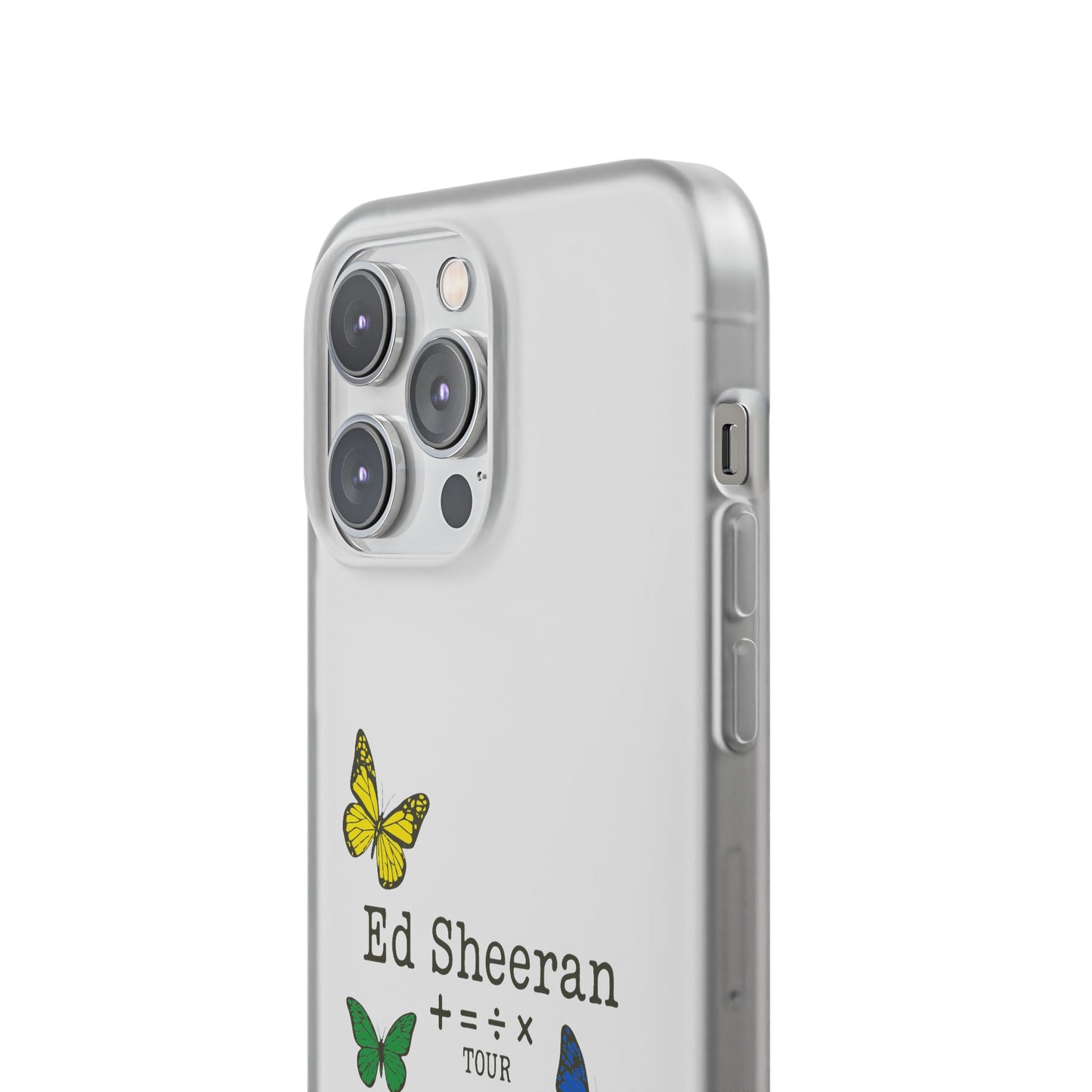 Flexi Case – Ed Sheeran butterfly edition (iPhone X–16 Pro Max)