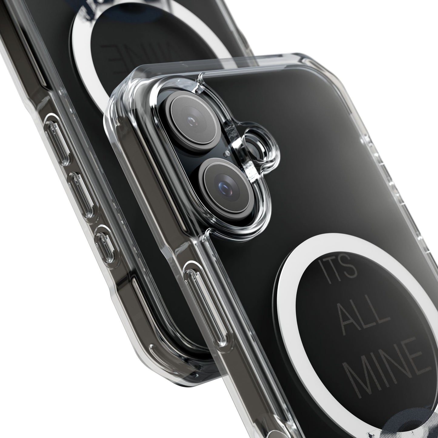 Spin It Retro Magnetic clear Impact Case