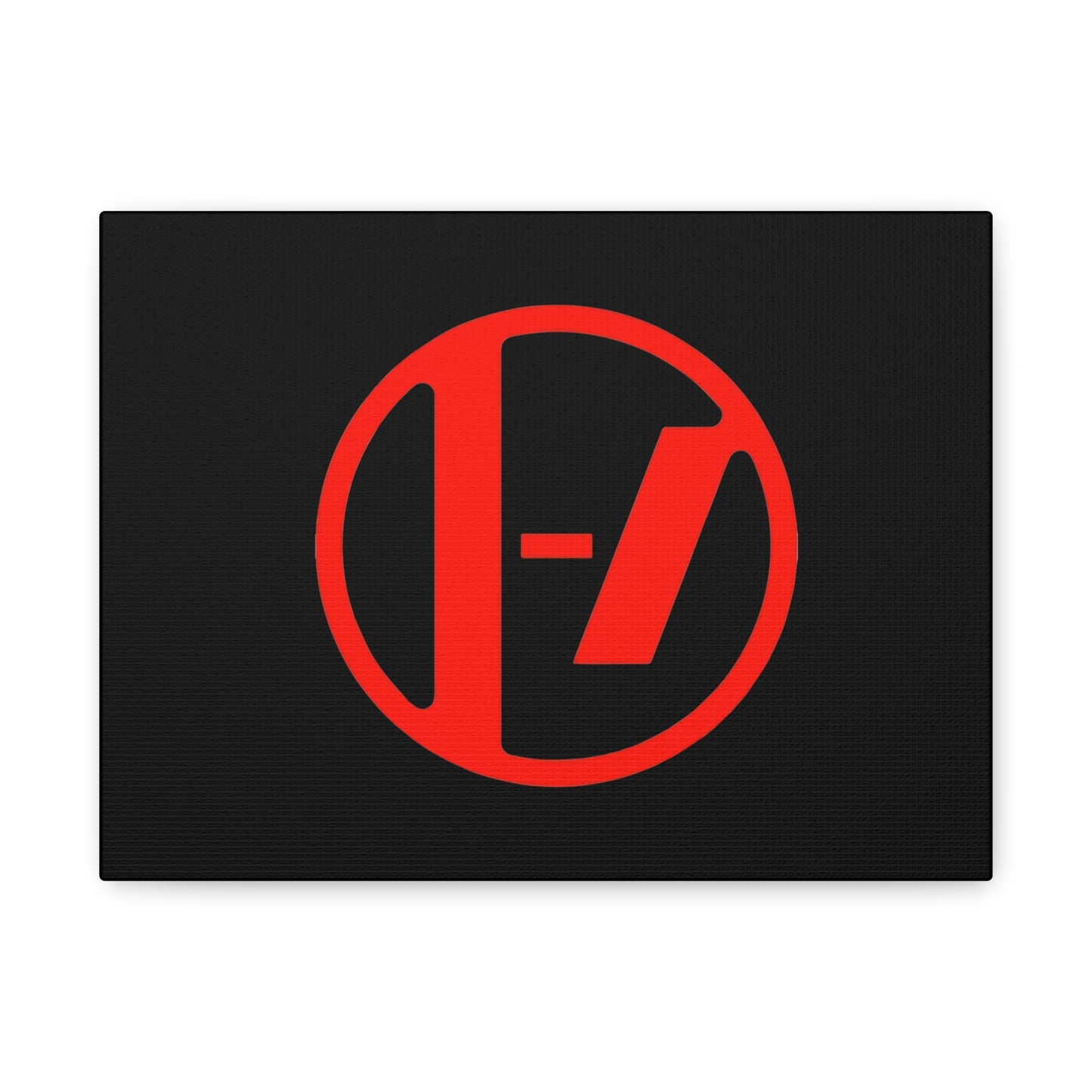 Crimson Orbit Matte Canvas