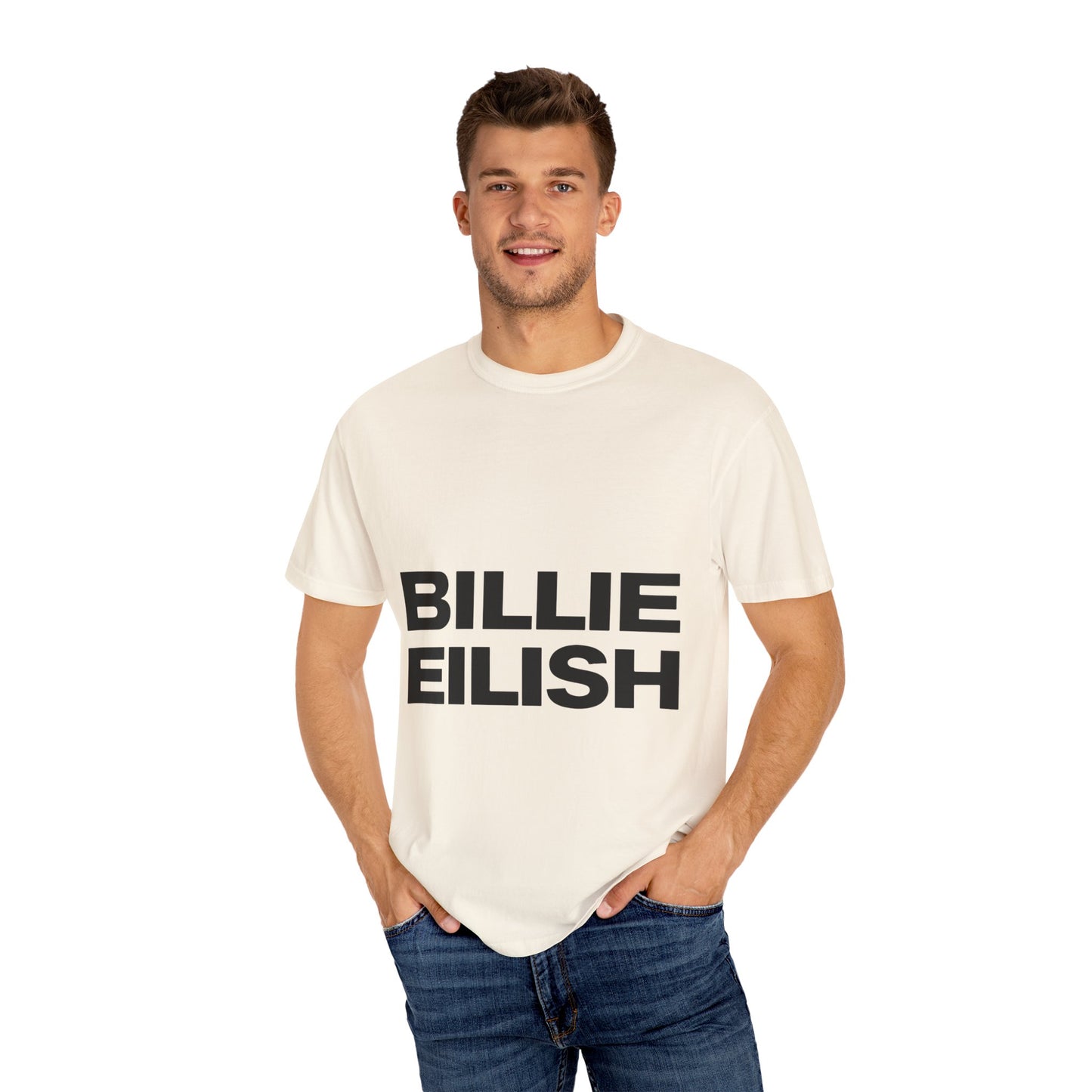 Stacked Glow Text Unisex Dyed T-shirt
