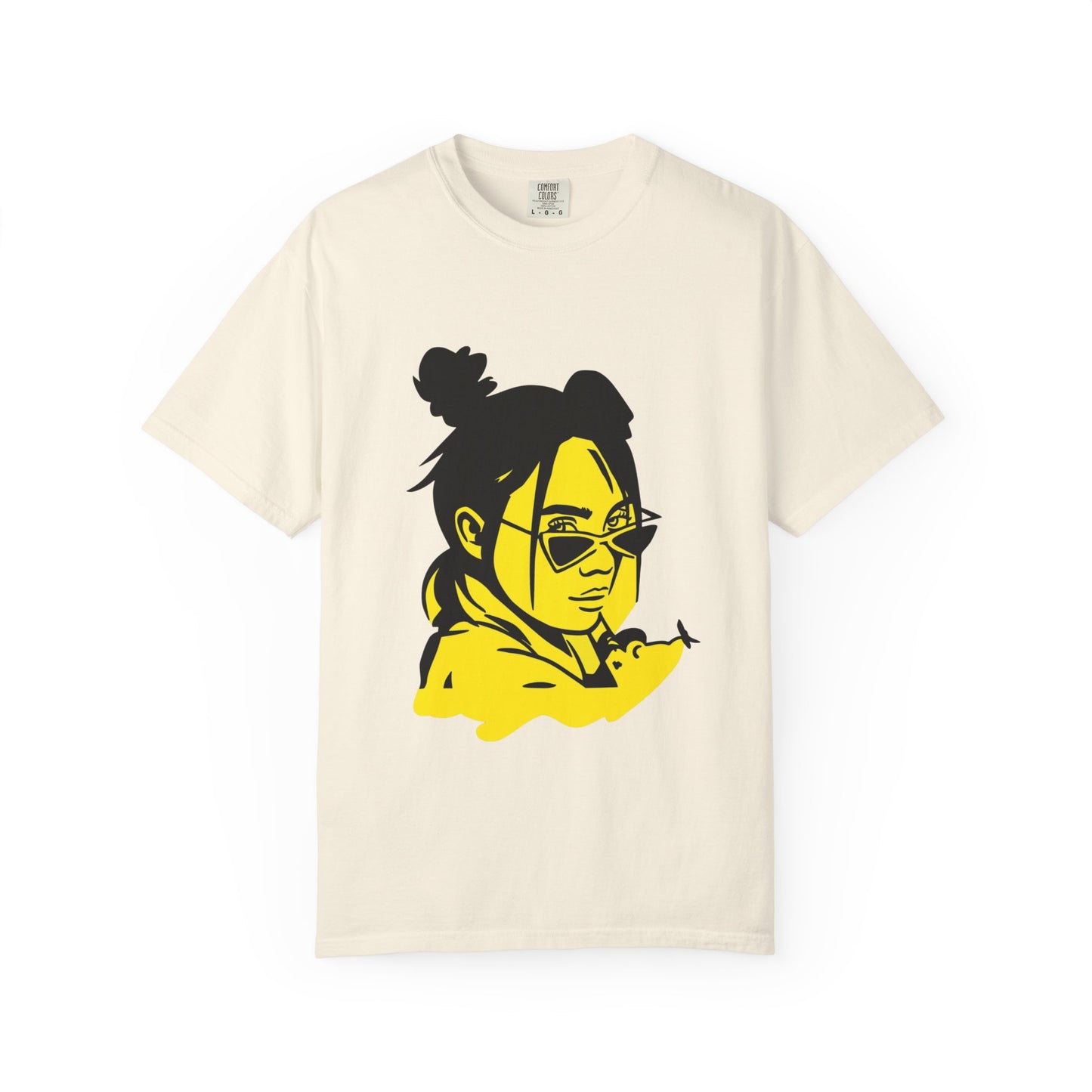 Neon Mood Portrait Unisex Dyed T-shirt