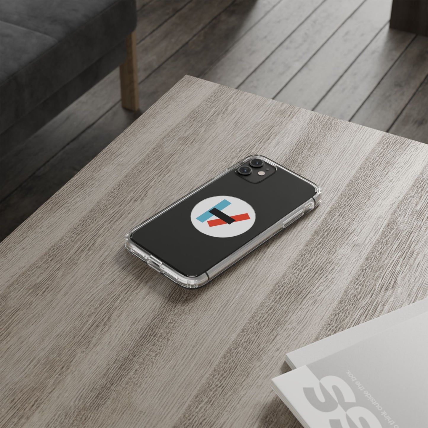 Circle Flame Clear Case