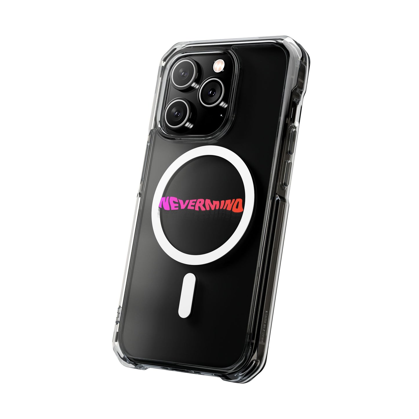 Wavy Groovy Typography Magnetic Clear Impact case