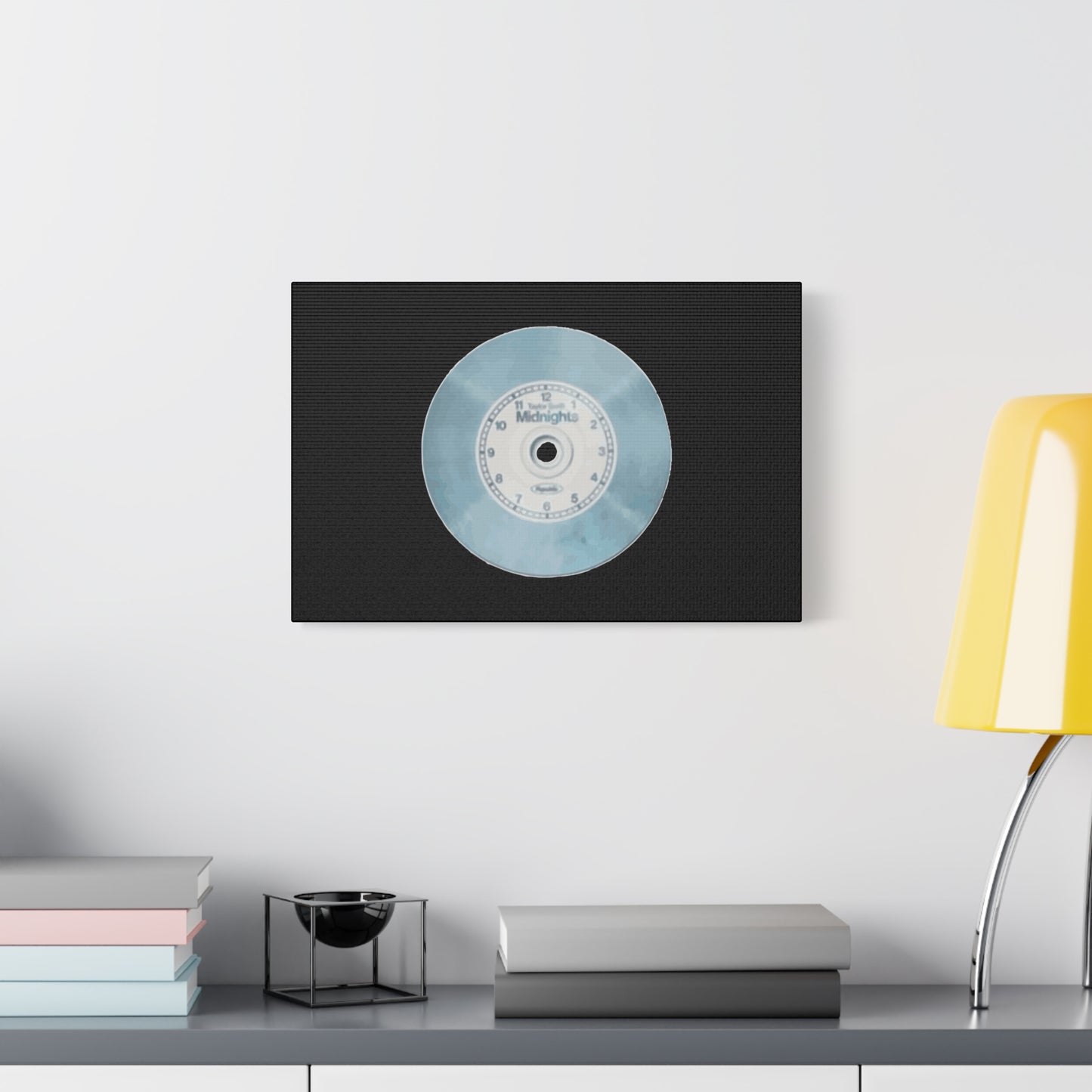 Midnight Vinyl Vibes Matte Canvas