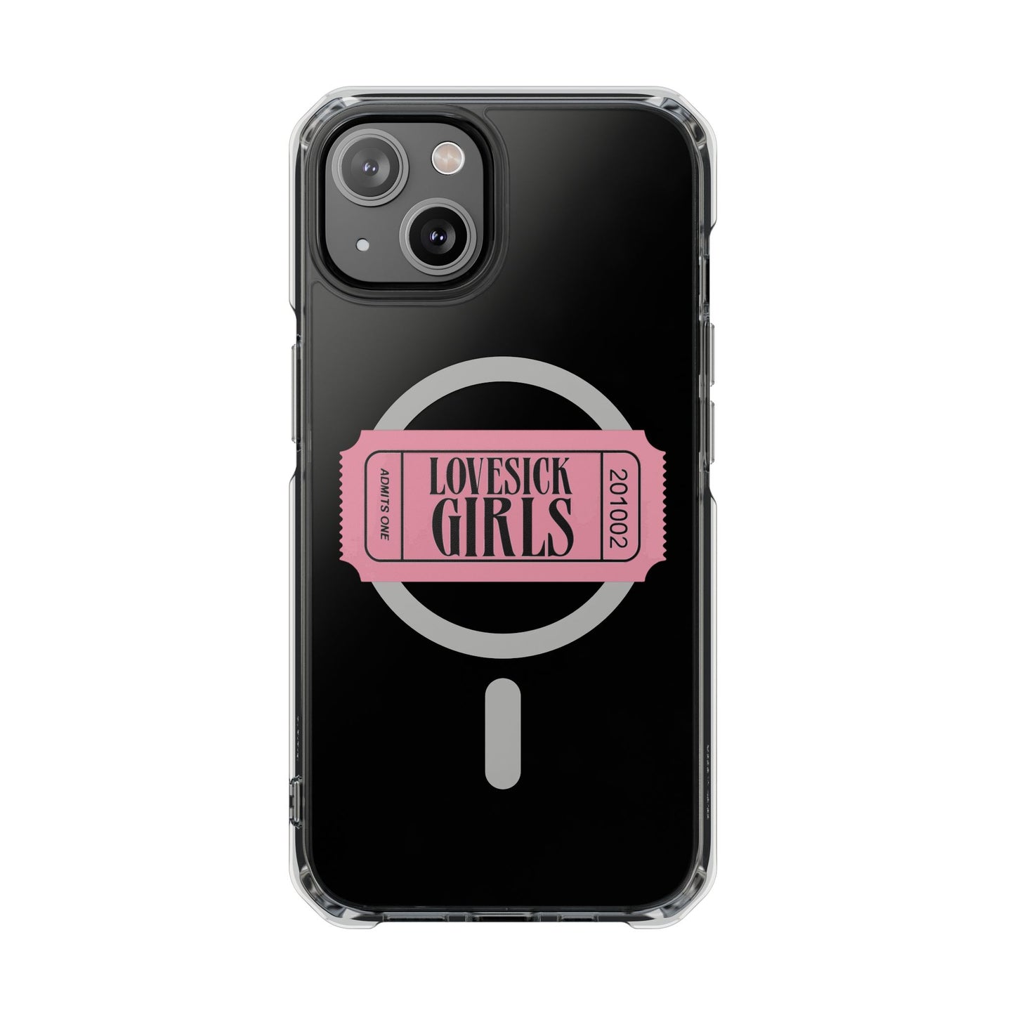 Lovesick Girls Ticket - Magnetic Clear Impact Case
