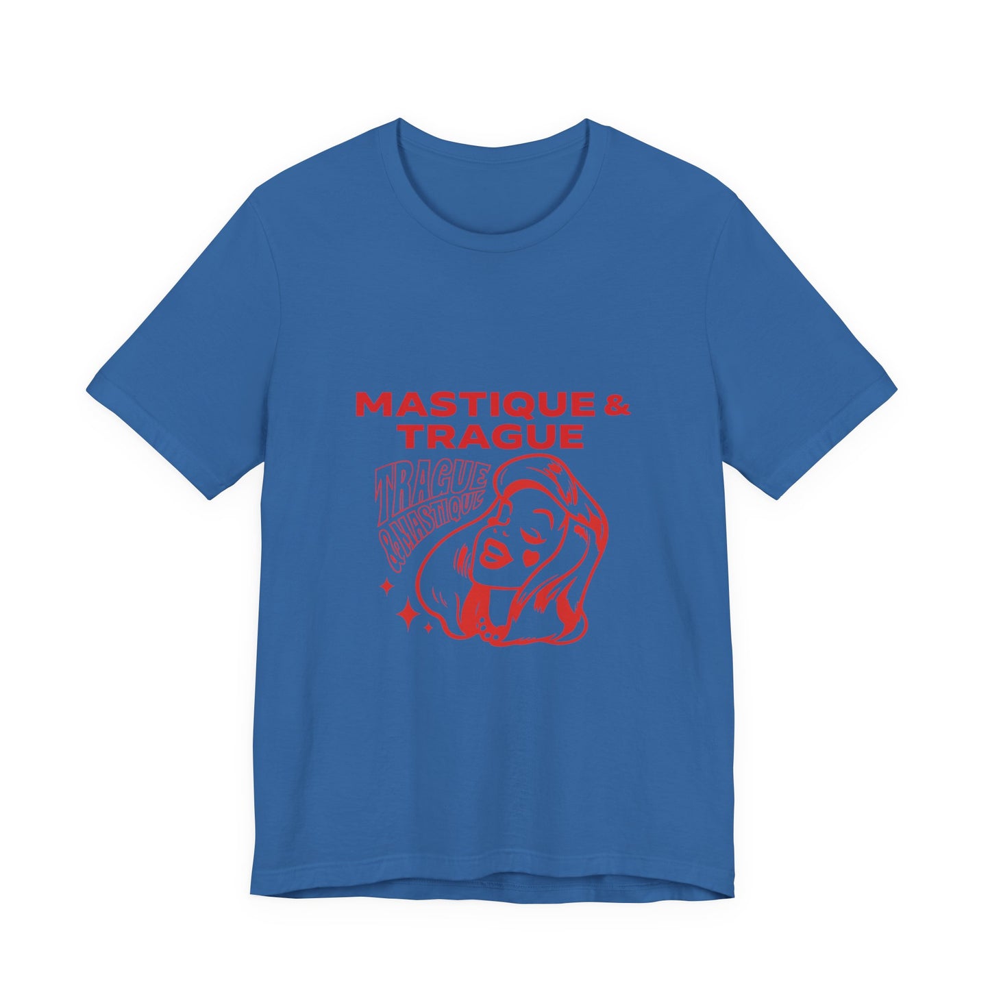 Fierce Femme in Red Unisex jersey short sleeve tee