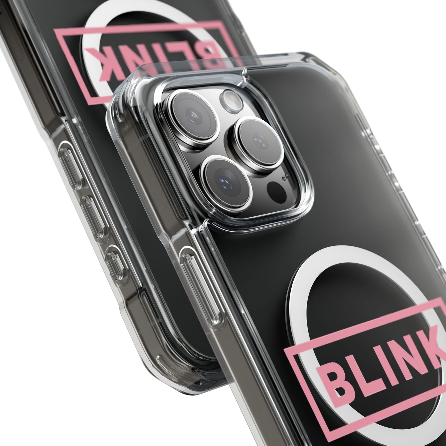 Minimal BLINK Logo - Magnetic Clear Impact Case