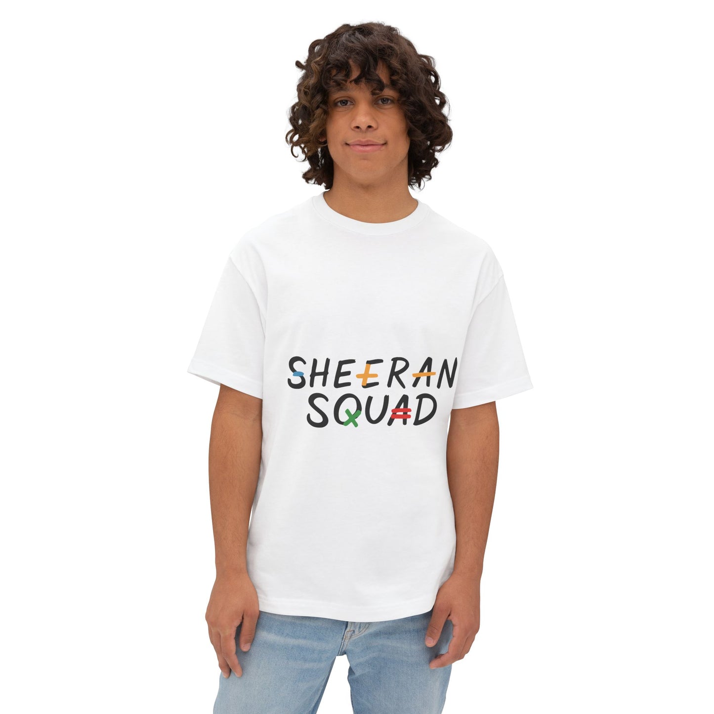 Sheeran Squad Oversized Boxy Tee | SnazzyMerch