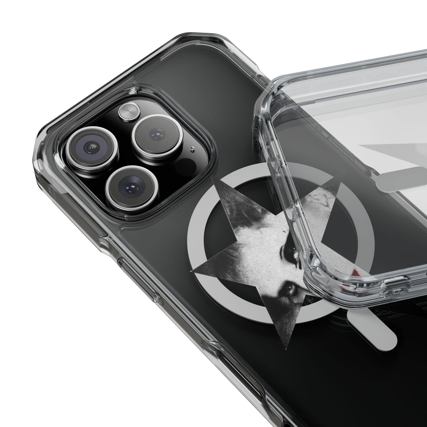 Born This Way Star Face Magnetic clear case
